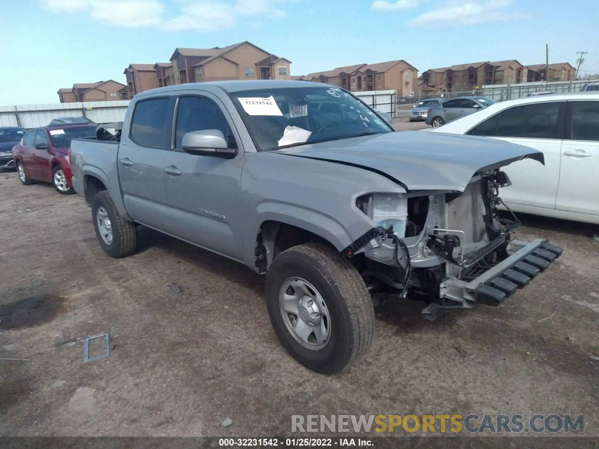 1 Photograph of a damaged car 3TYAX5GN5MT015650 TOYOTA TACOMA 2WD 2021