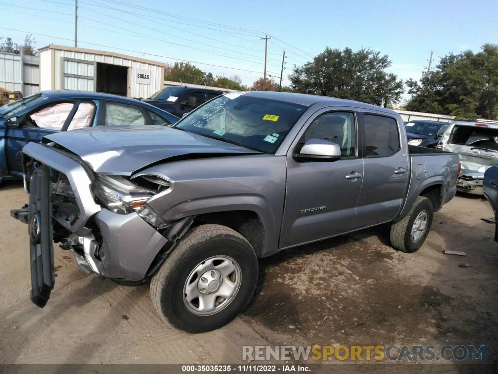 2 Фотография поврежденного автомобиля 3TYAX5GN5MT019021 TOYOTA TACOMA 2WD 2021