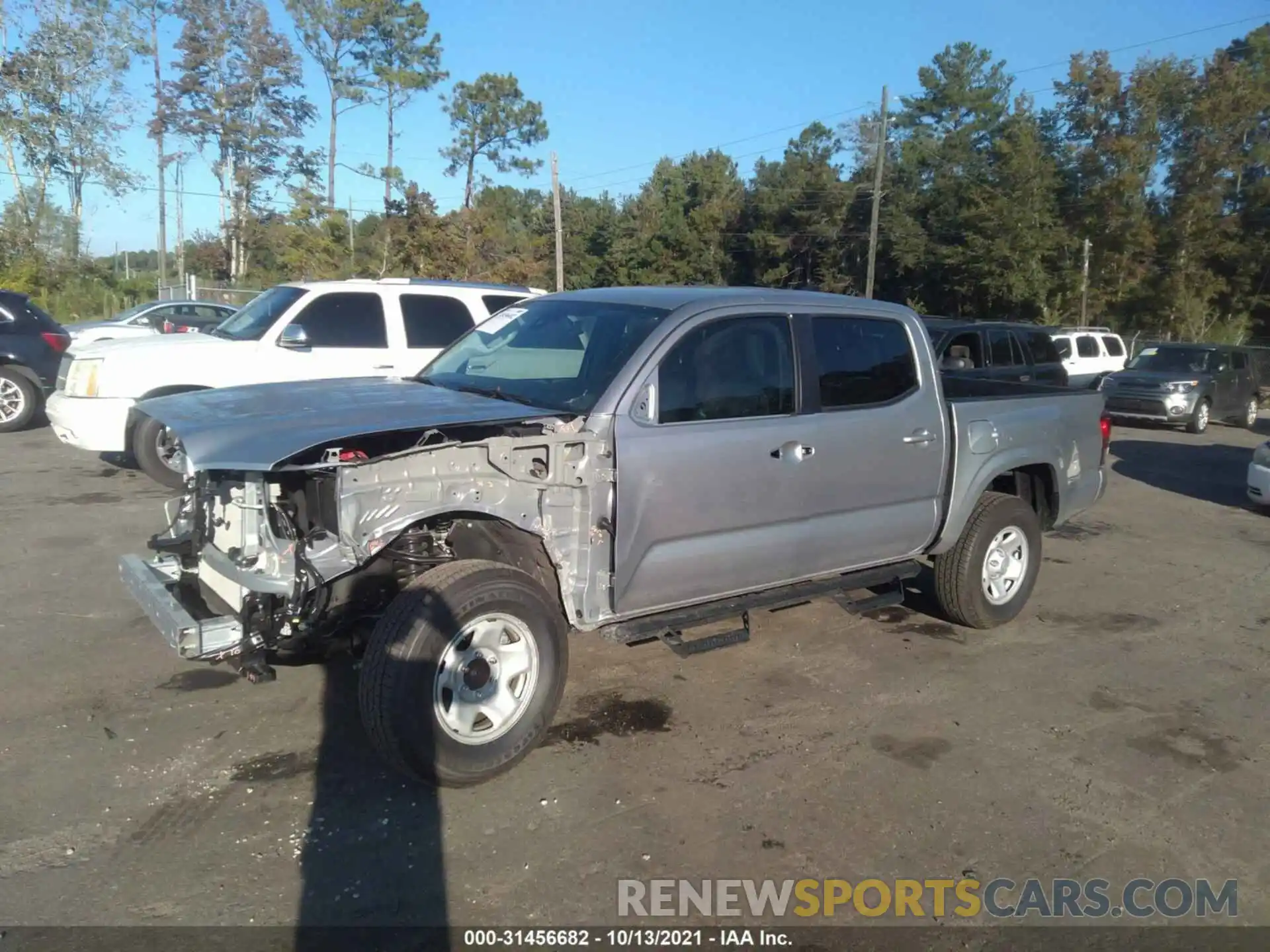 2 Photograph of a damaged car 3TYAX5GN5MT021593 TOYOTA TACOMA 2WD 2021