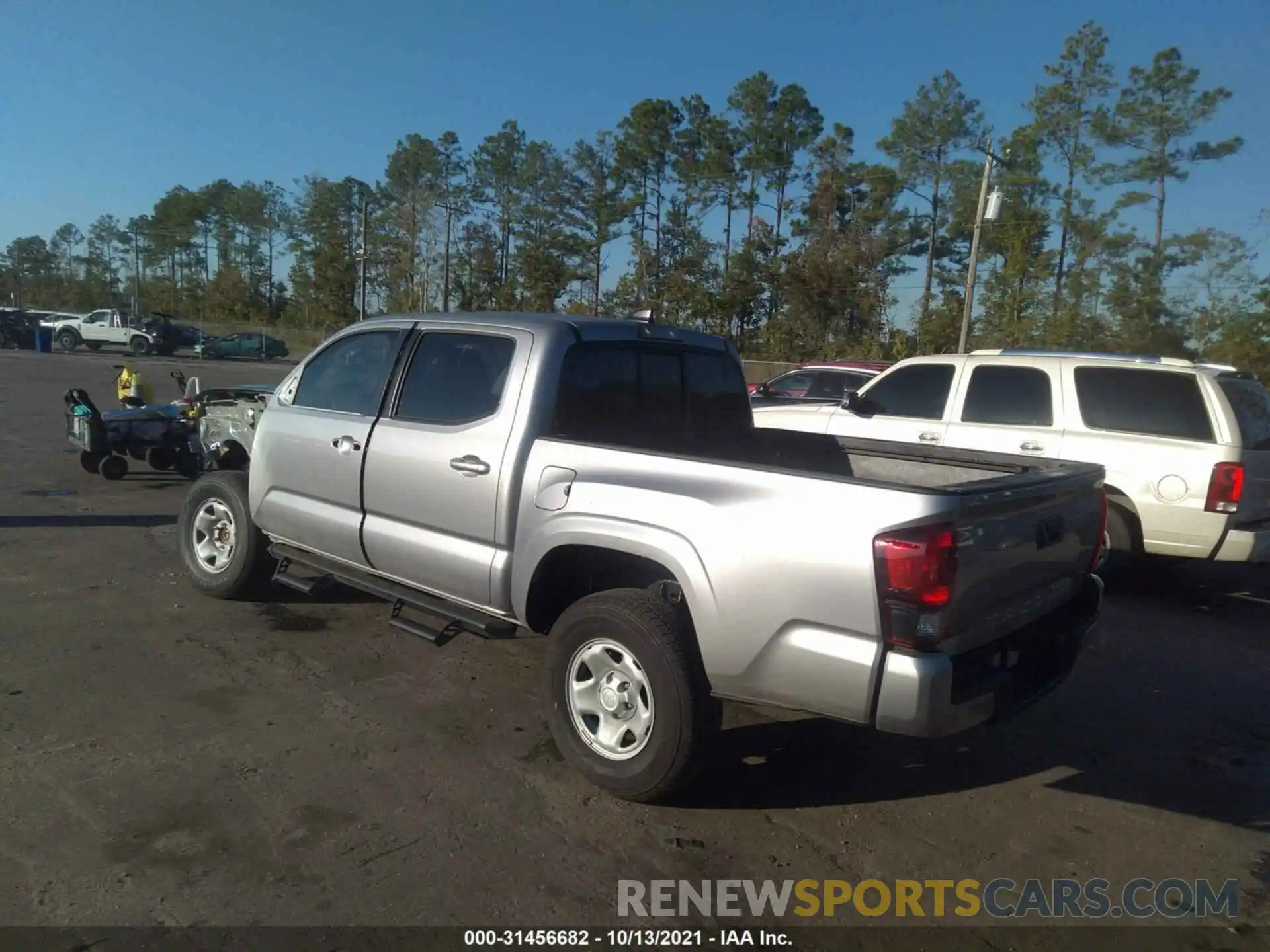 3 Photograph of a damaged car 3TYAX5GN5MT021593 TOYOTA TACOMA 2WD 2021