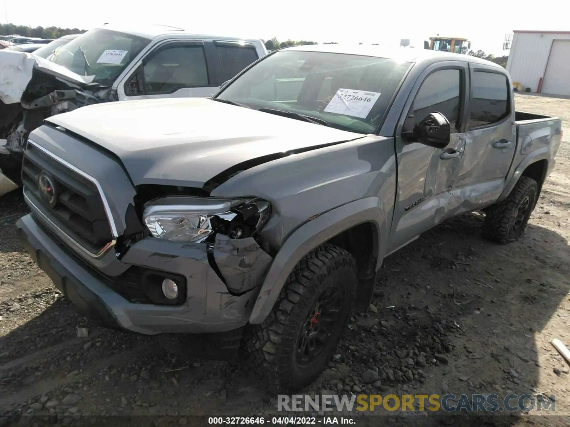 2 Photograph of a damaged car 3TYAX5GN5MT024686 TOYOTA TACOMA 2WD 2021