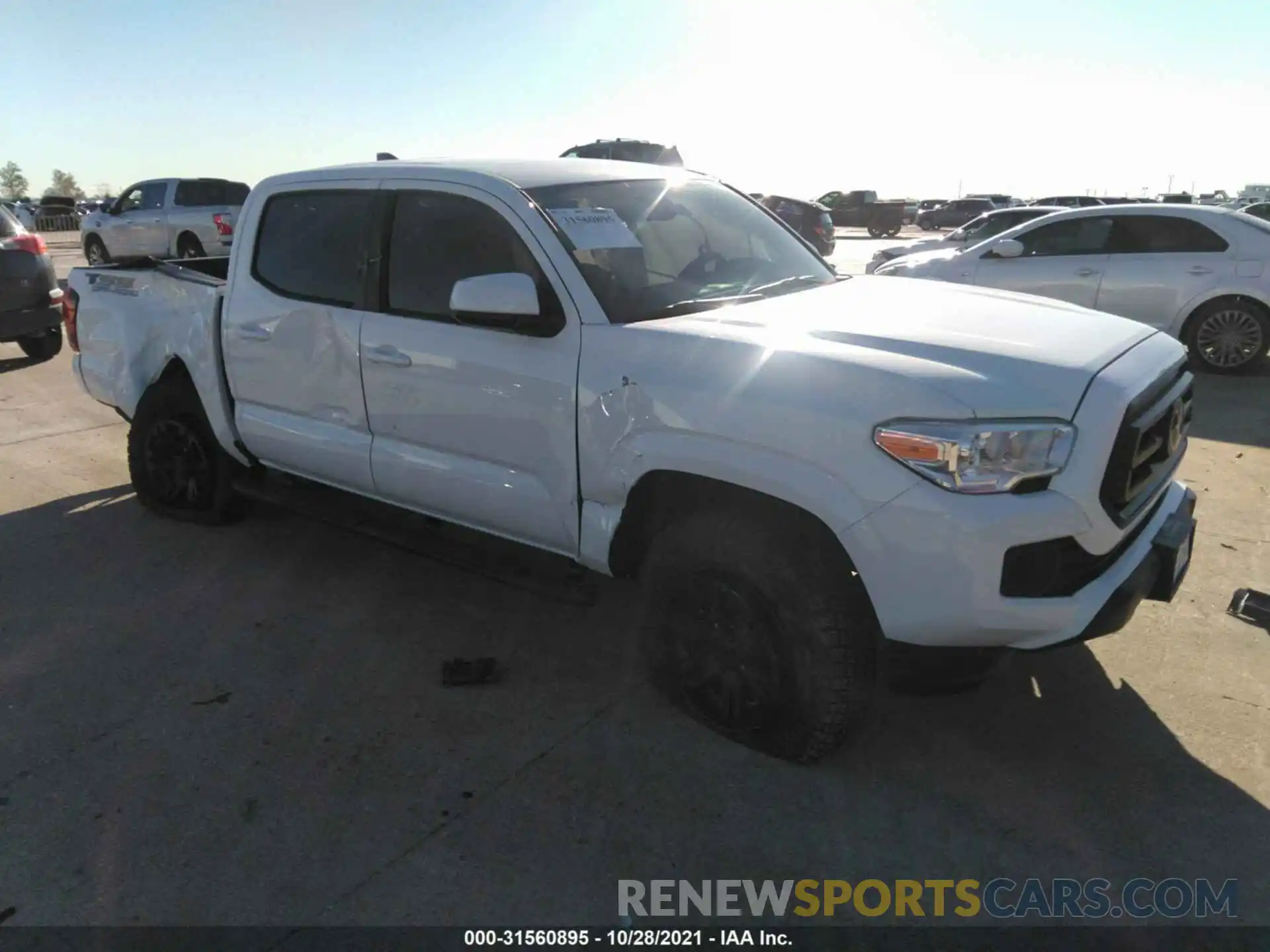 1 Photograph of a damaged car 3TYAX5GN5MT033131 TOYOTA TACOMA 2WD 2021