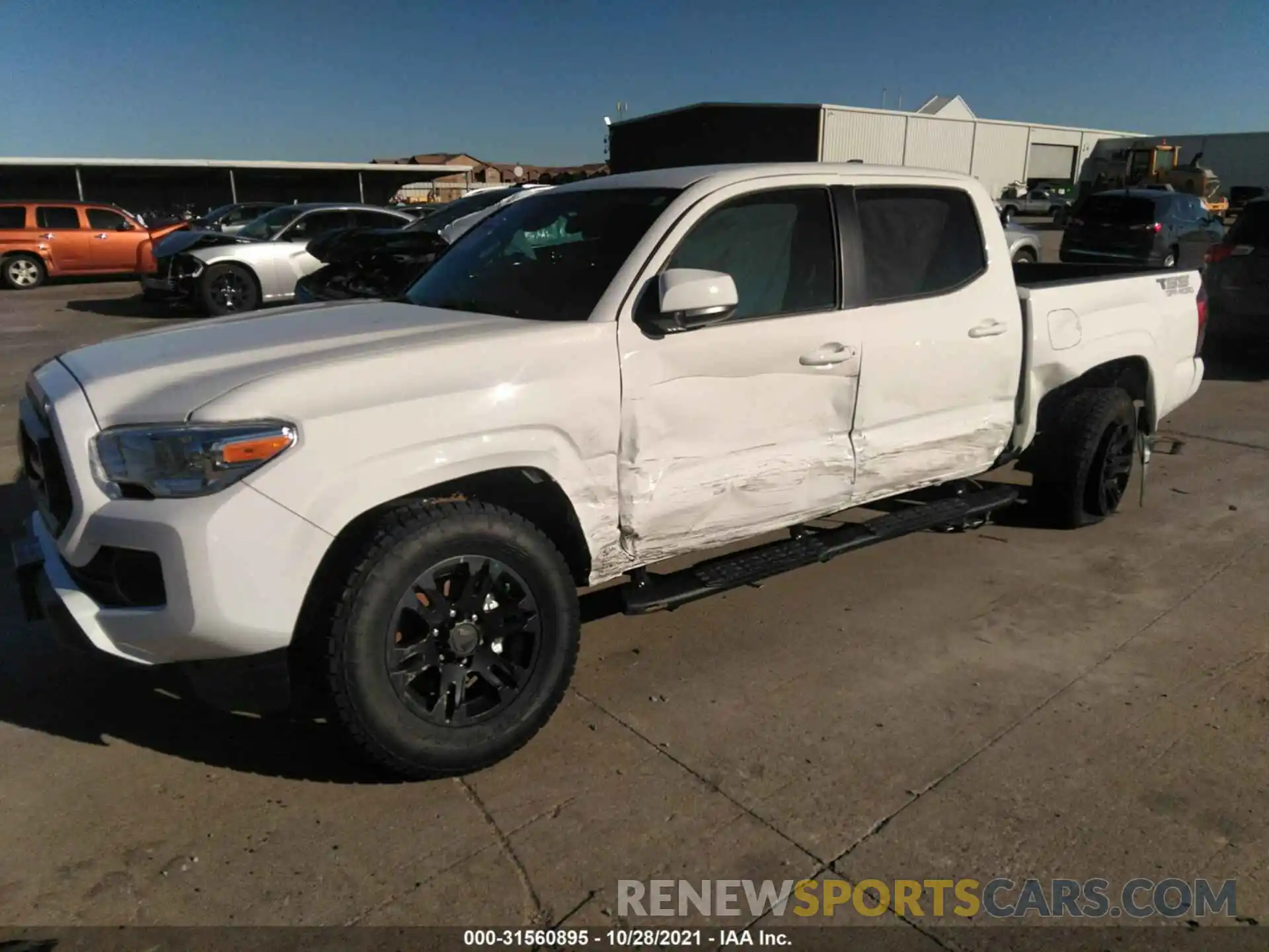 2 Photograph of a damaged car 3TYAX5GN5MT033131 TOYOTA TACOMA 2WD 2021