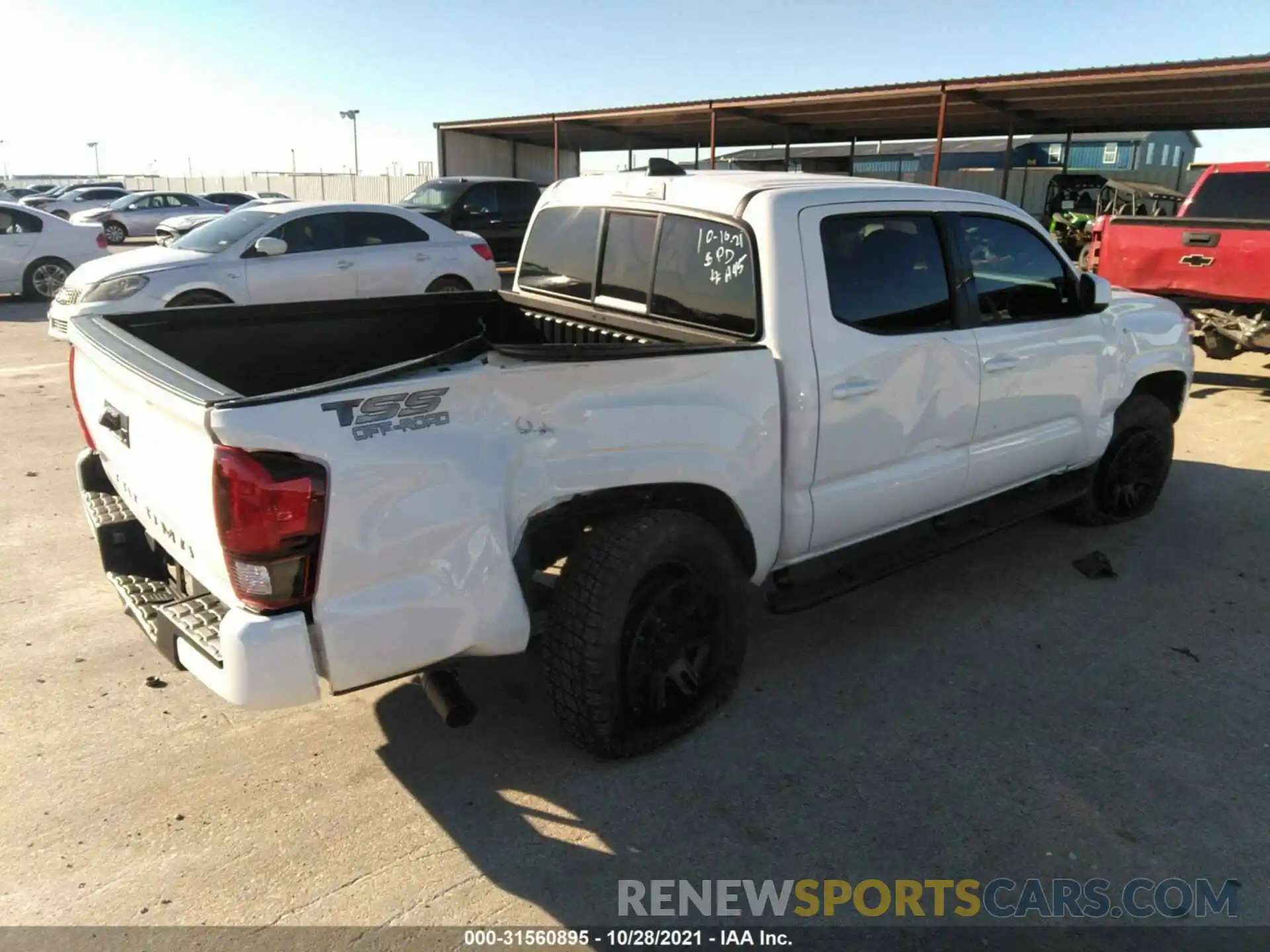 4 Photograph of a damaged car 3TYAX5GN5MT033131 TOYOTA TACOMA 2WD 2021