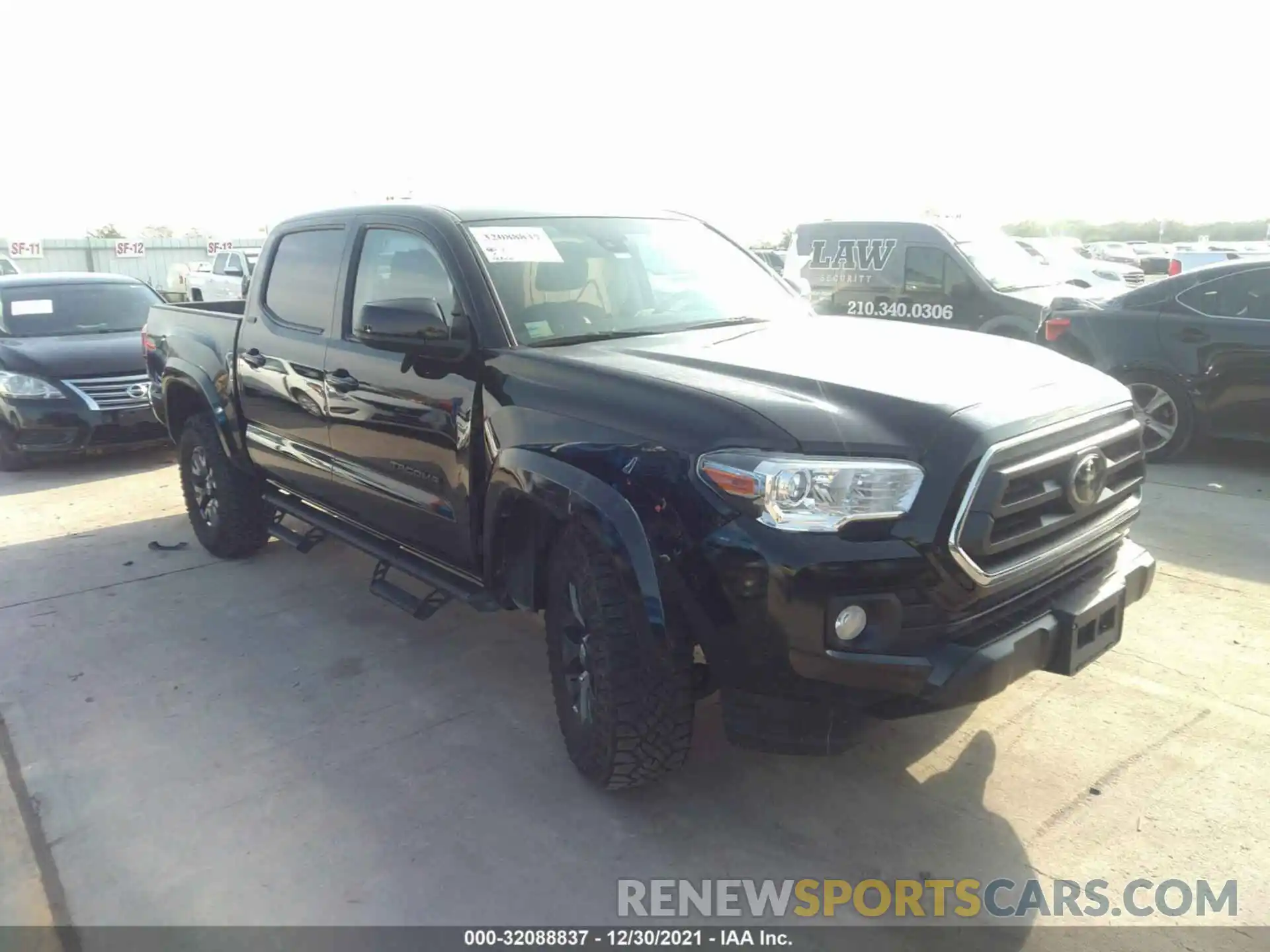 1 Photograph of a damaged car 3TYAX5GN6MT013308 TOYOTA TACOMA 2WD 2021