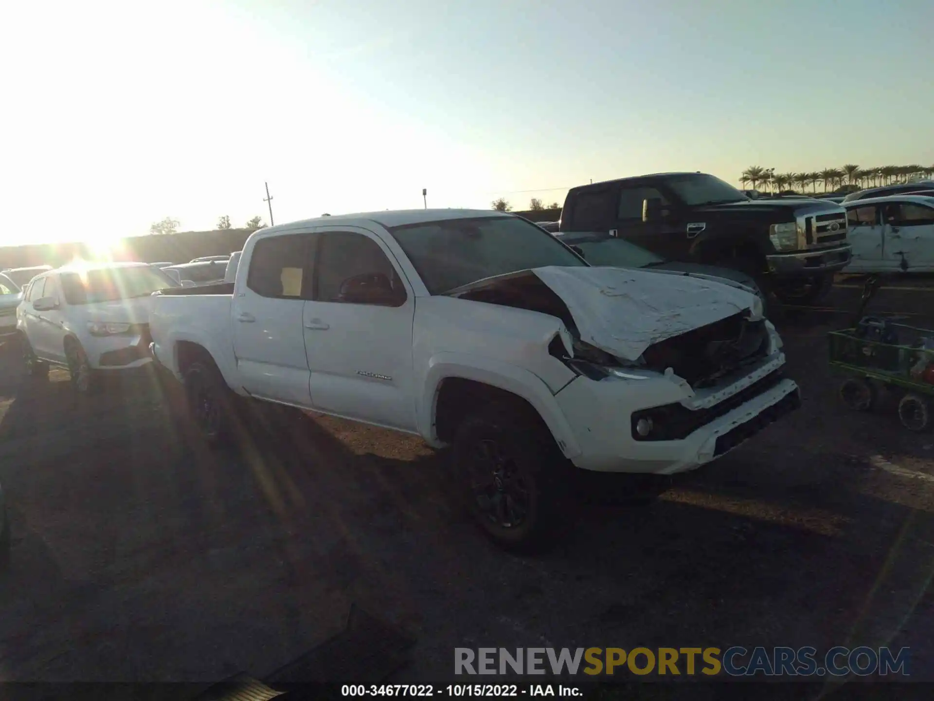 1 Photograph of a damaged car 3TYAX5GN6MT016452 TOYOTA TACOMA 2WD 2021