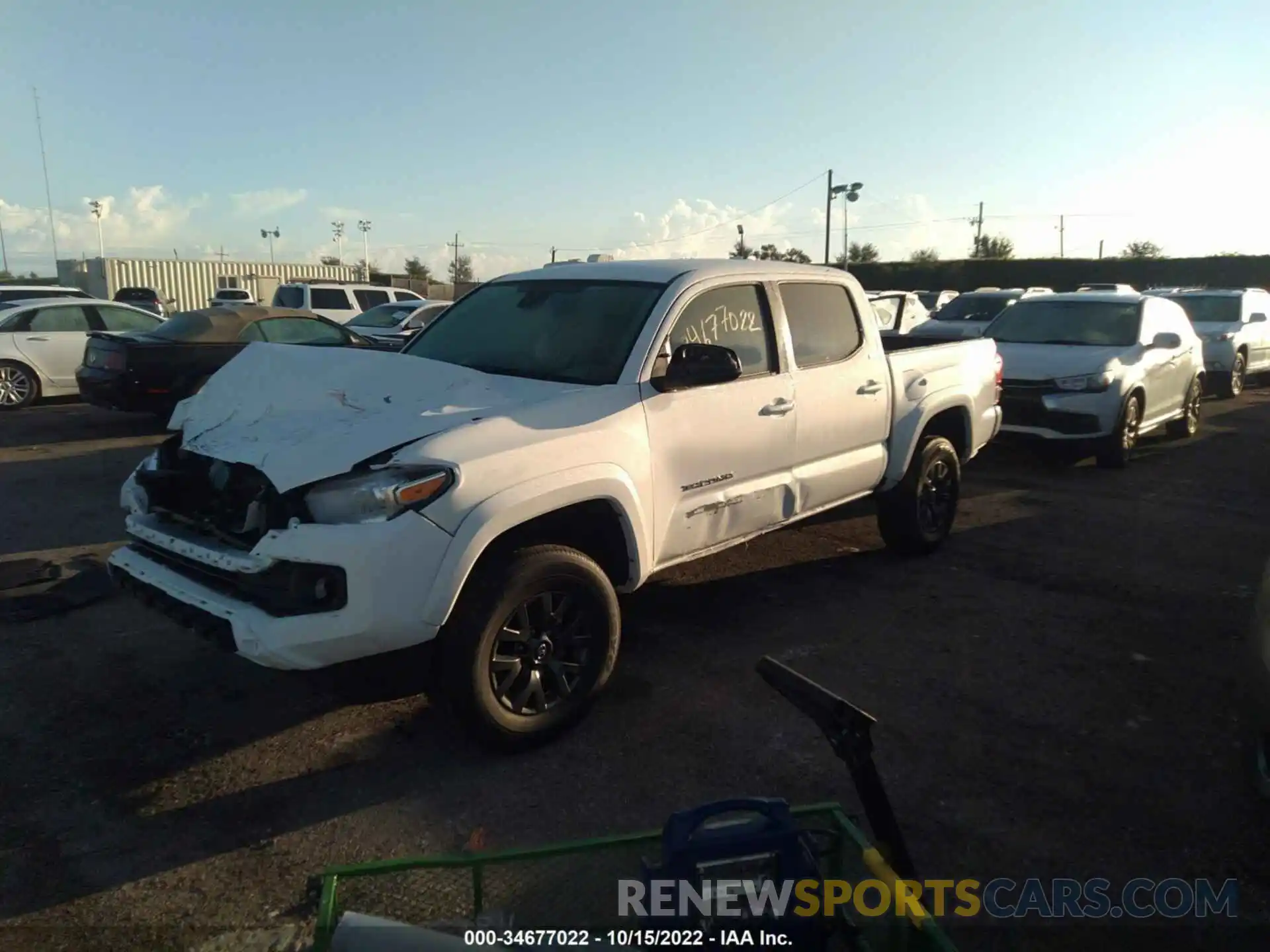 2 Photograph of a damaged car 3TYAX5GN6MT016452 TOYOTA TACOMA 2WD 2021