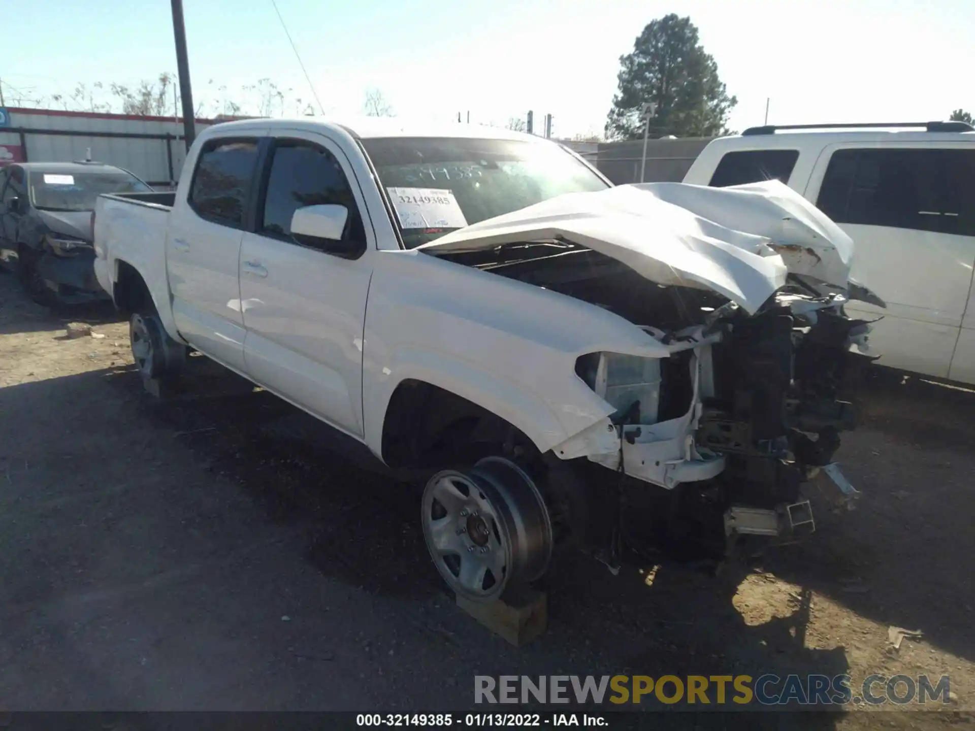 1 Photograph of a damaged car 3TYAX5GN7MT018386 TOYOTA TACOMA 2WD 2021