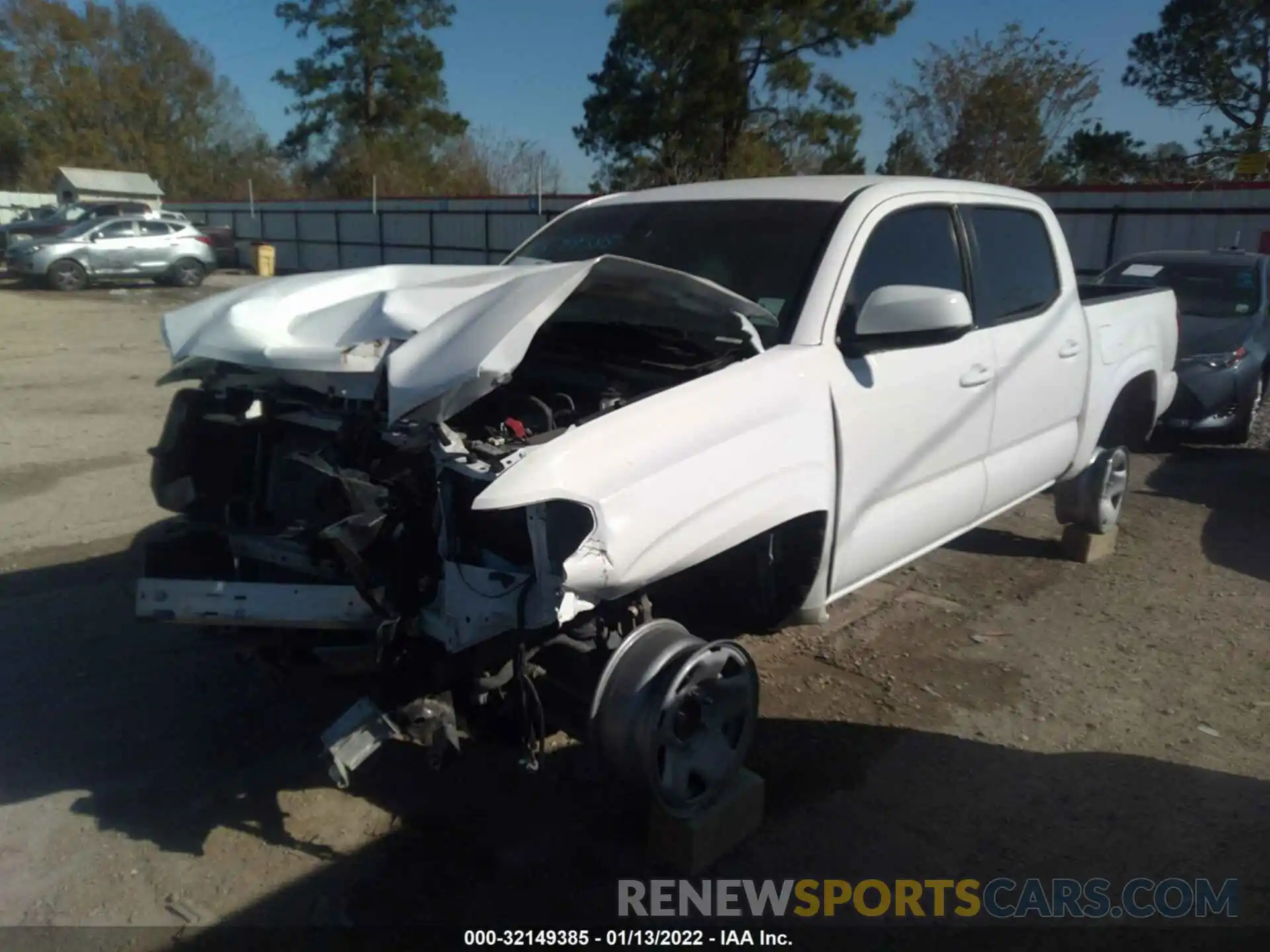 2 Photograph of a damaged car 3TYAX5GN7MT018386 TOYOTA TACOMA 2WD 2021