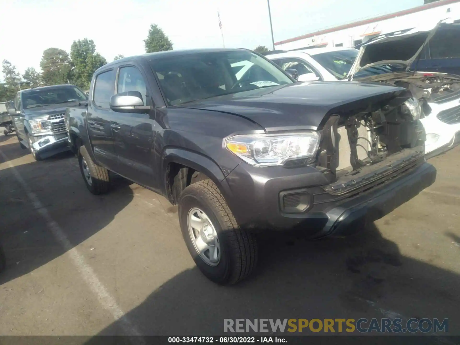 1 Photograph of a damaged car 3TYAX5GN7MT023085 TOYOTA TACOMA 2WD 2021