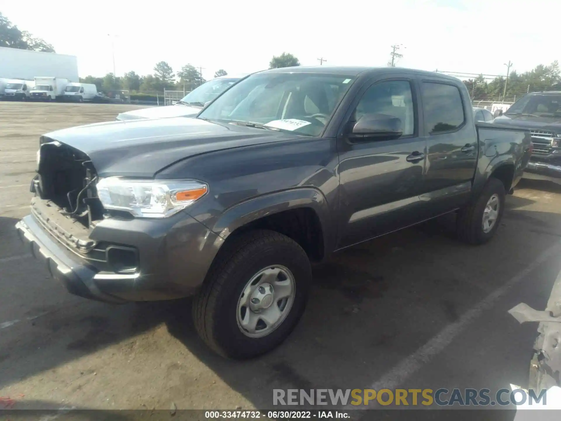 2 Photograph of a damaged car 3TYAX5GN7MT023085 TOYOTA TACOMA 2WD 2021