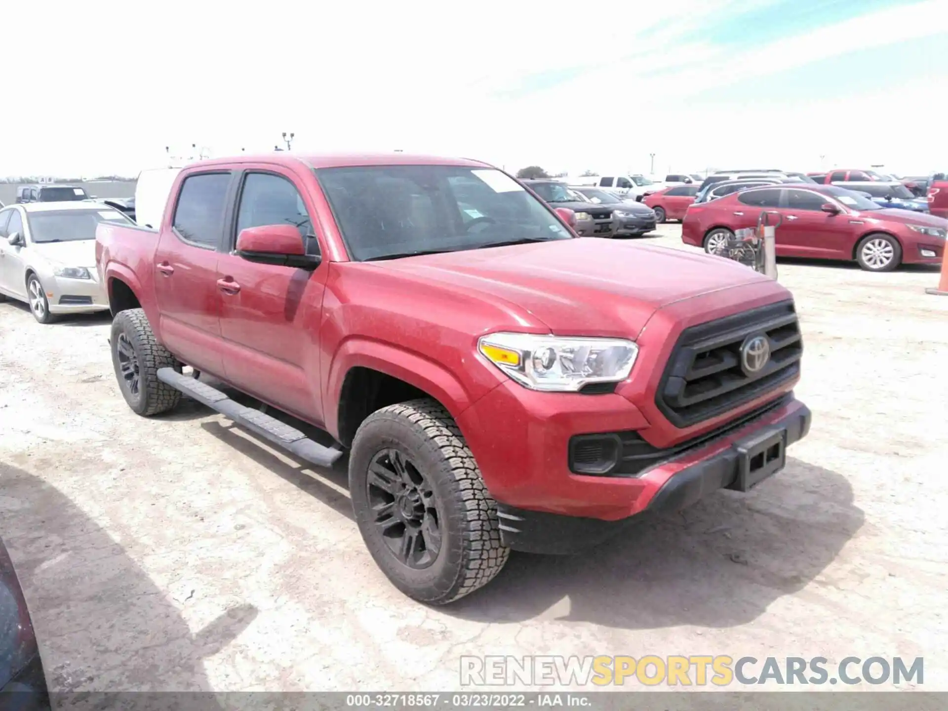 1 Photograph of a damaged car 3TYAX5GN7MT033020 TOYOTA TACOMA 2WD 2021