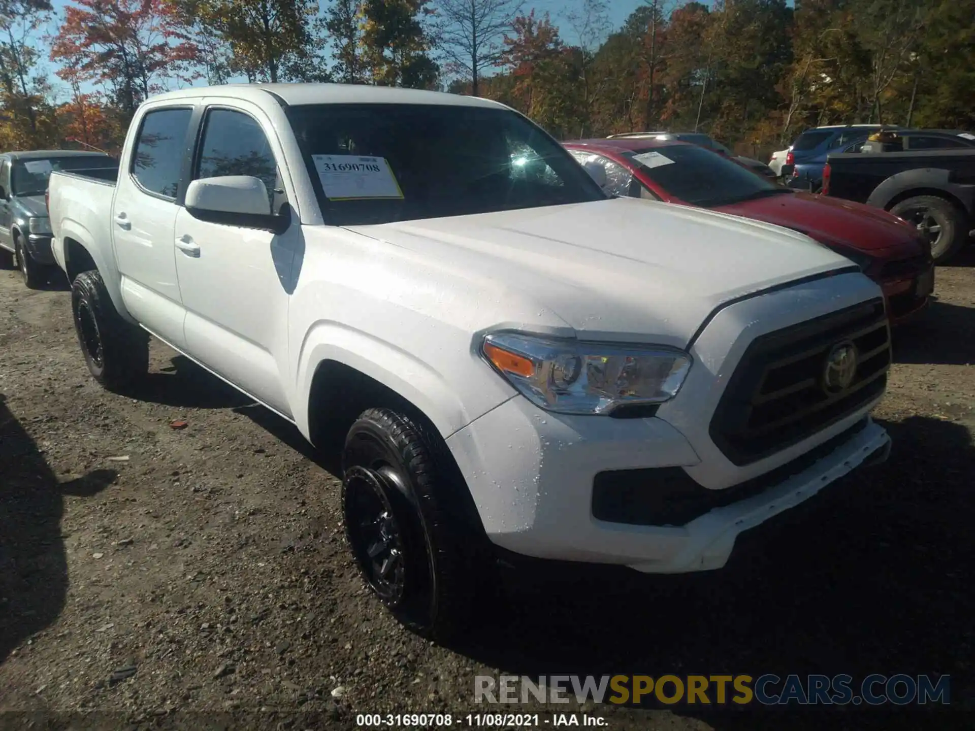 1 Photograph of a damaged car 3TYAX5GN8MT009843 TOYOTA TACOMA 2WD 2021