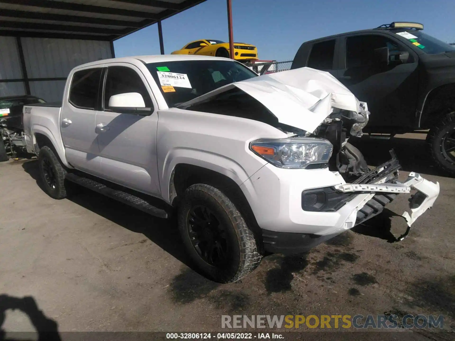 1 Photograph of a damaged car 3TYAX5GN8MT013200 TOYOTA TACOMA 2WD 2021