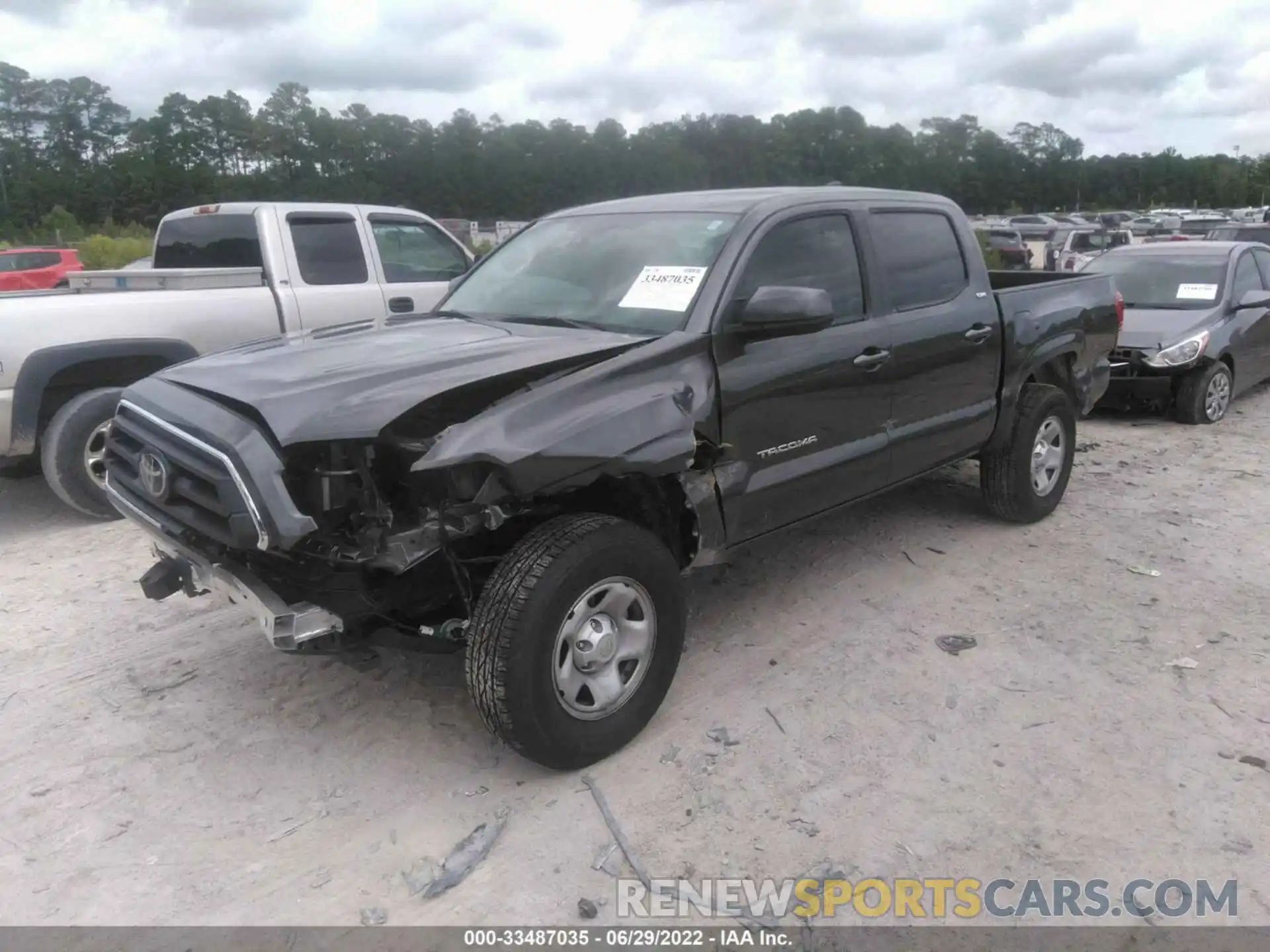 2 Photograph of a damaged car 3TYAX5GN8MT016193 TOYOTA TACOMA 2WD 2021