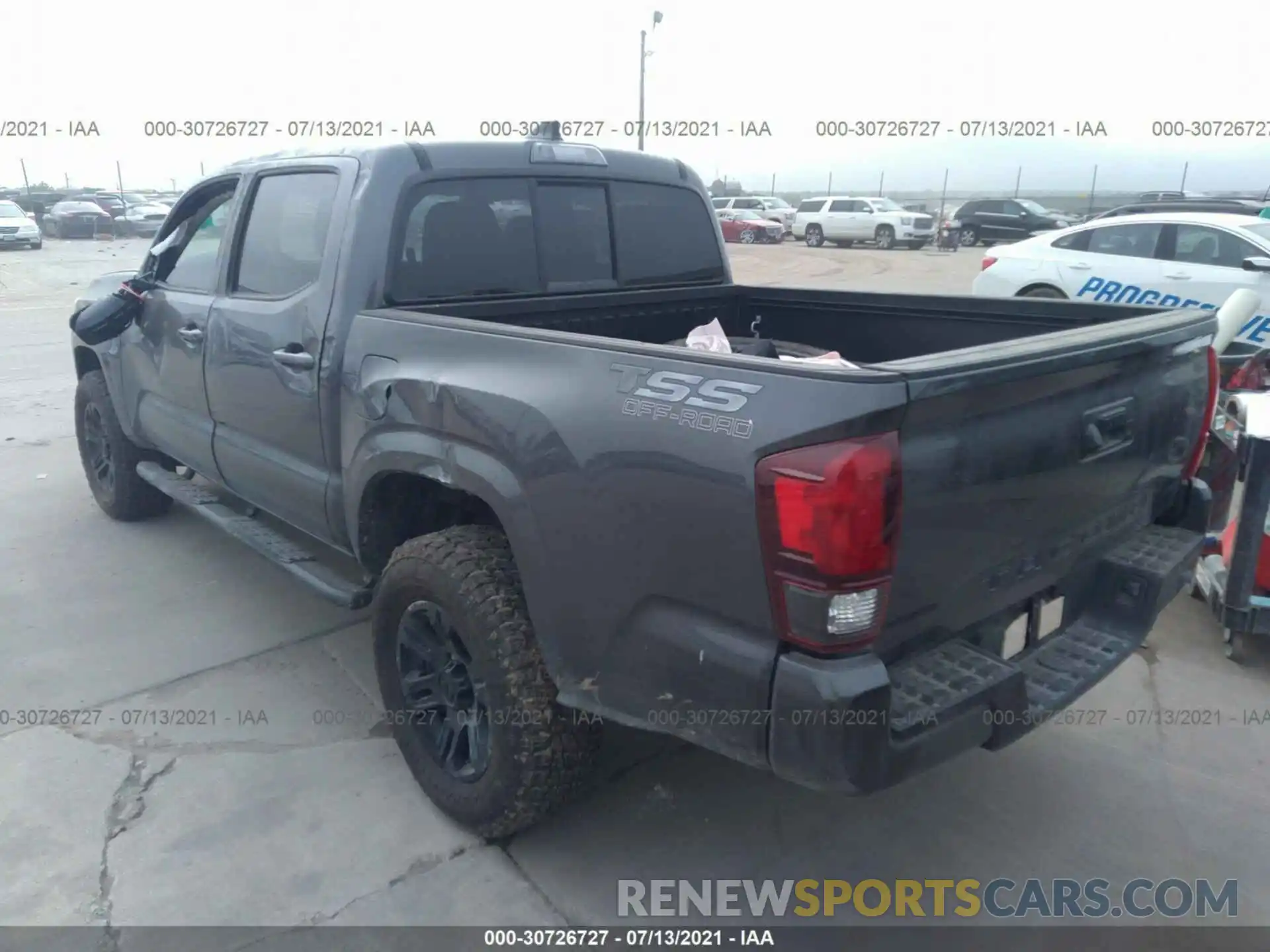 3 Photograph of a damaged car 3TYAX5GN8MT022866 TOYOTA TACOMA 2WD 2021