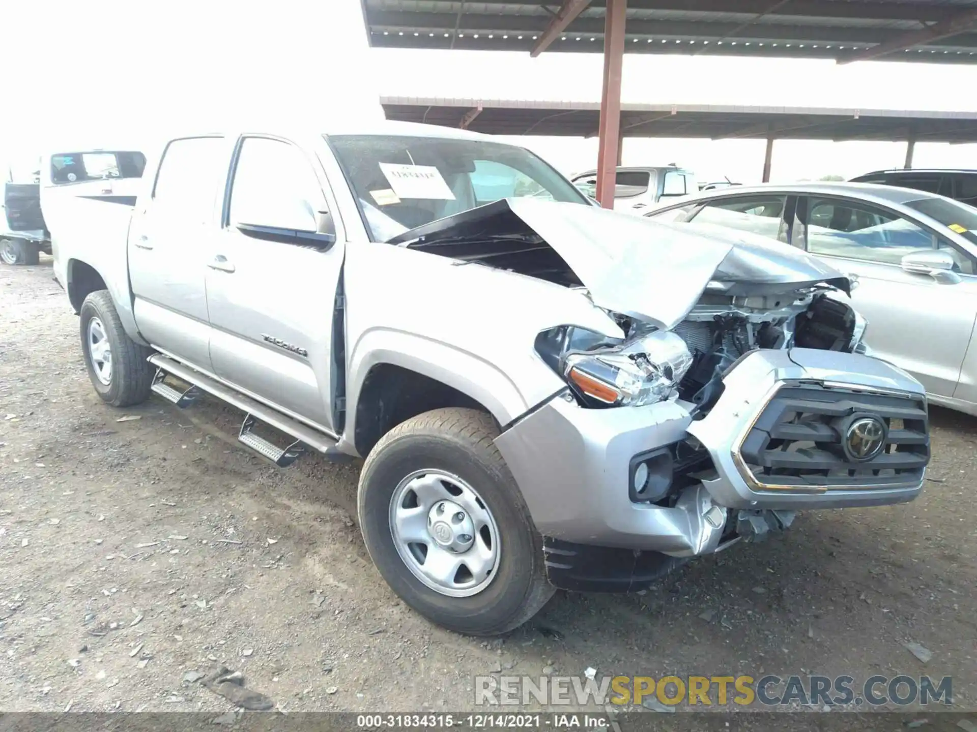 1 Photograph of a damaged car 3TYAX5GN9MT011729 TOYOTA TACOMA 2WD 2021