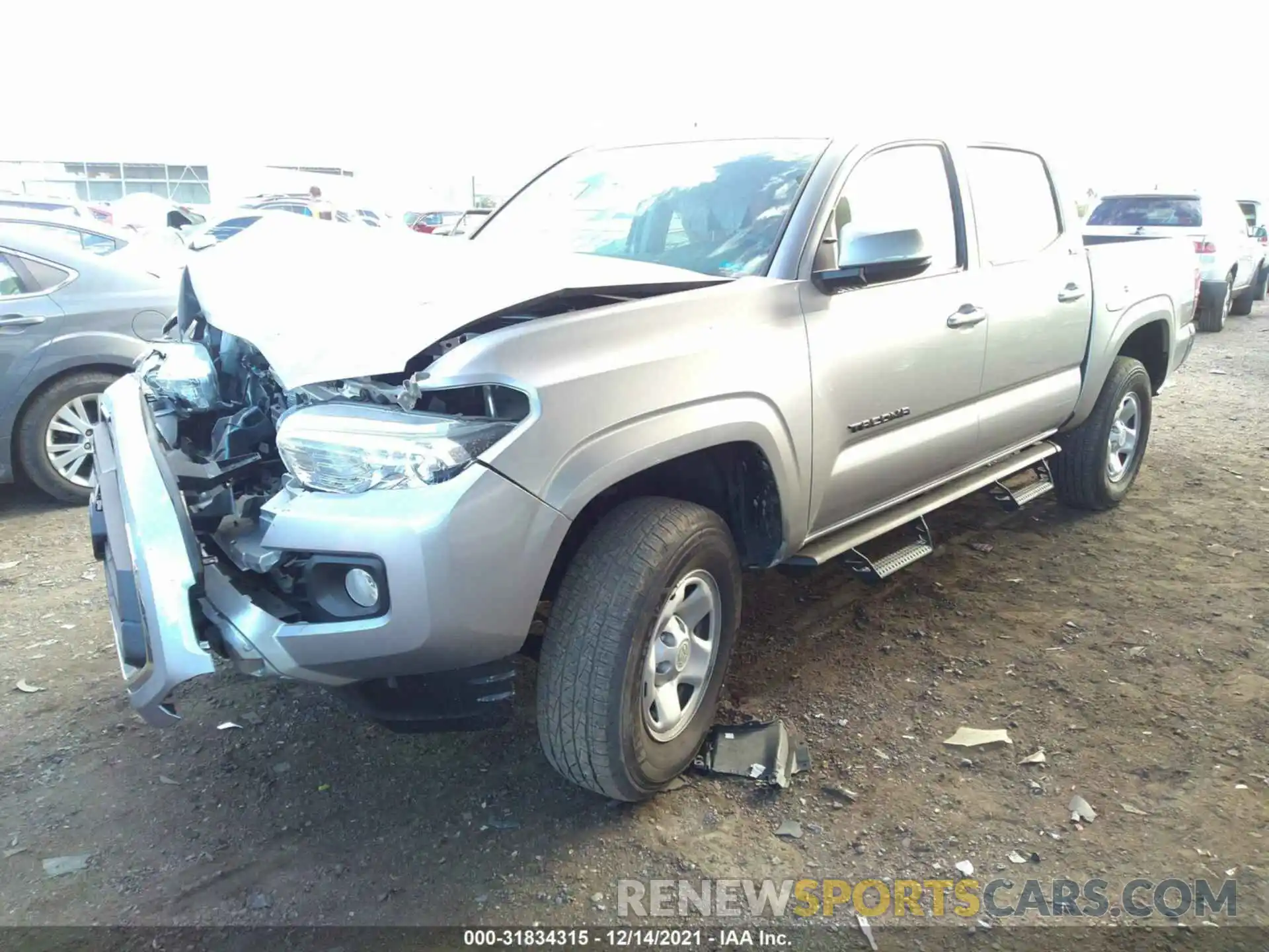 2 Photograph of a damaged car 3TYAX5GN9MT011729 TOYOTA TACOMA 2WD 2021