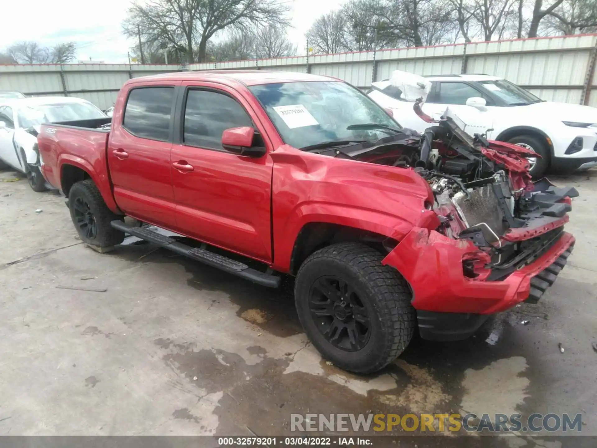 1 Photograph of a damaged car 3TYAX5GN9MT013741 TOYOTA TACOMA 2WD 2021