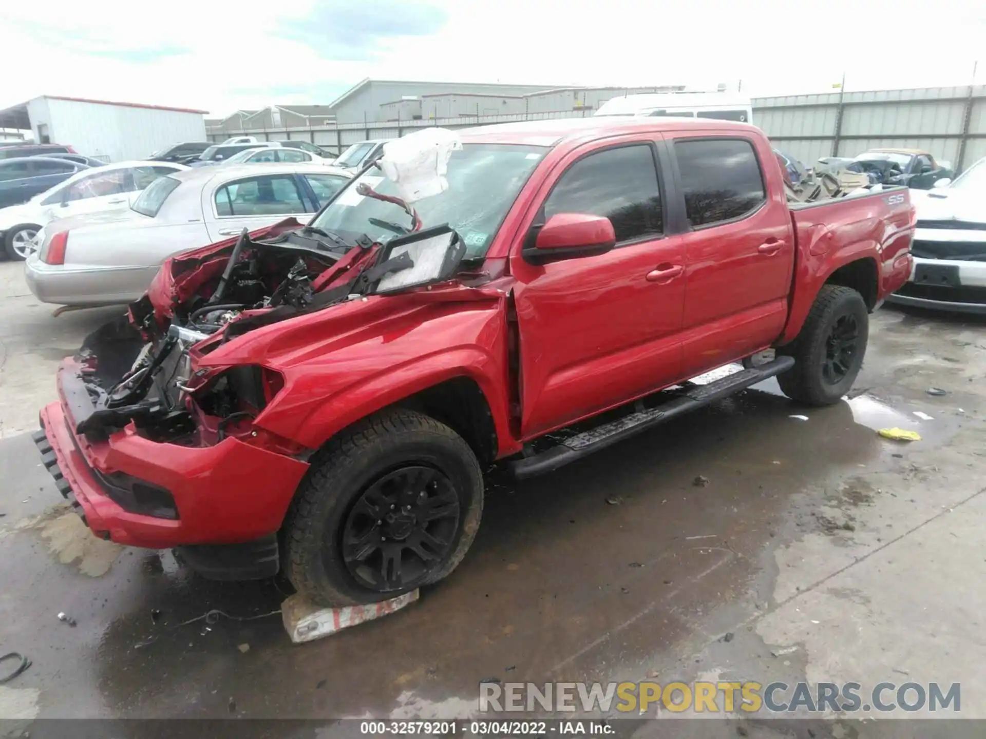 2 Photograph of a damaged car 3TYAX5GN9MT013741 TOYOTA TACOMA 2WD 2021