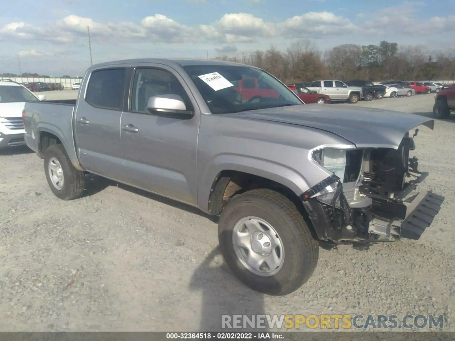 1 Photograph of a damaged car 3TYAX5GN9MT015795 TOYOTA TACOMA 2WD 2021