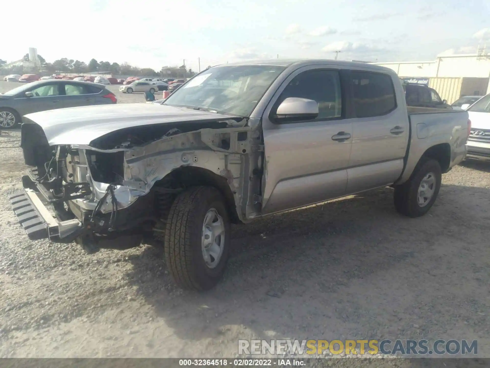 2 Photograph of a damaged car 3TYAX5GN9MT015795 TOYOTA TACOMA 2WD 2021