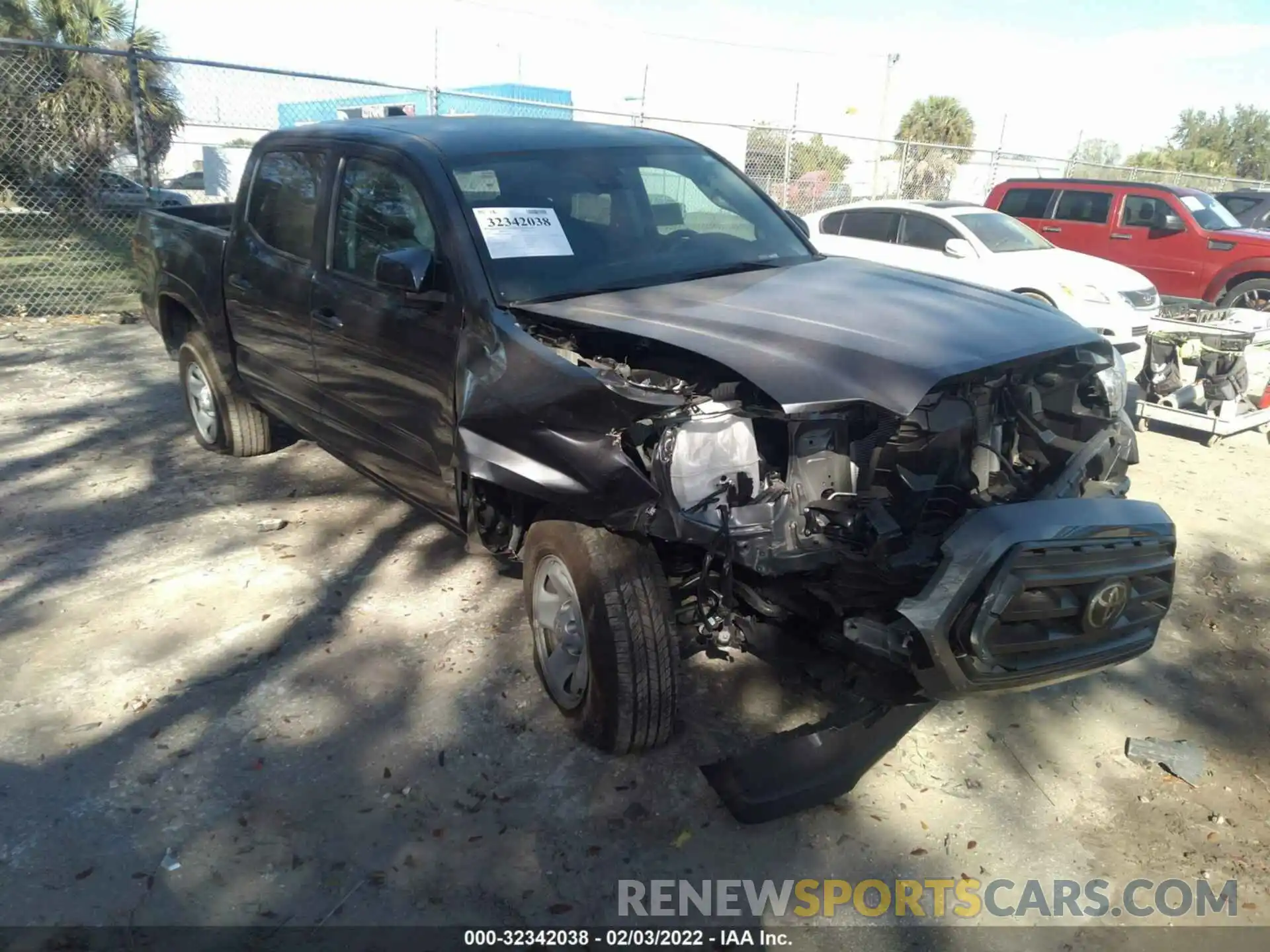 1 Photograph of a damaged car 3TYAX5GN9MT016588 TOYOTA TACOMA 2WD 2021