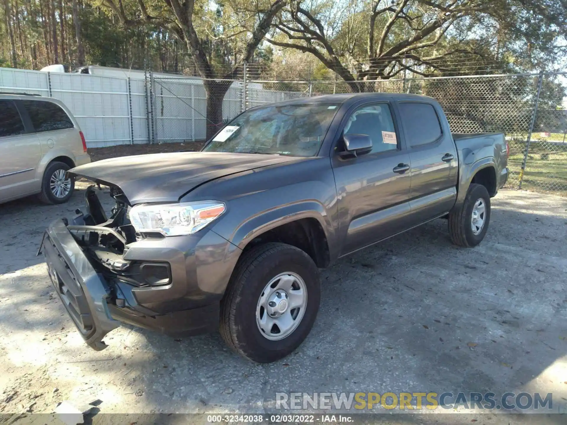 2 Photograph of a damaged car 3TYAX5GN9MT016588 TOYOTA TACOMA 2WD 2021