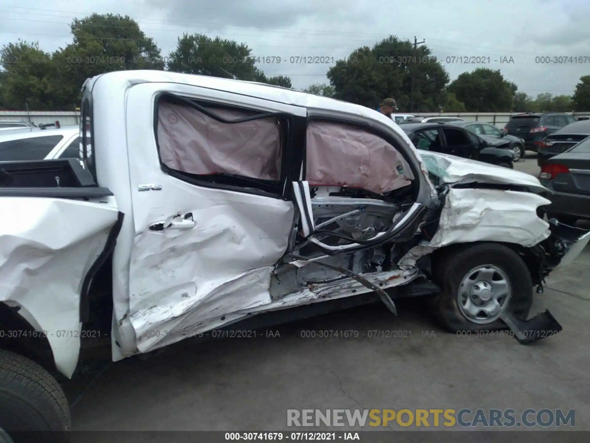 6 Photograph of a damaged car 3TYAX5GN9MT017675 TOYOTA TACOMA 2WD 2021