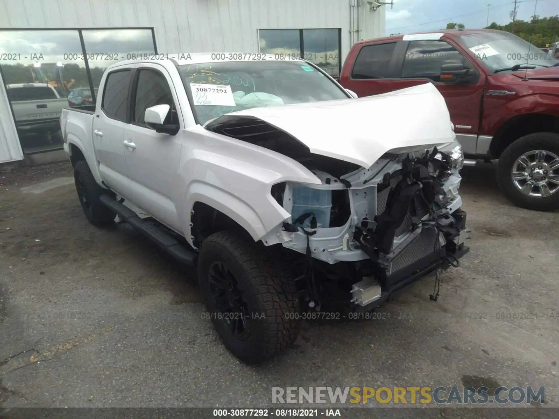 1 Photograph of a damaged car 3TYAX5GN9MT018079 TOYOTA TACOMA 2WD 2021