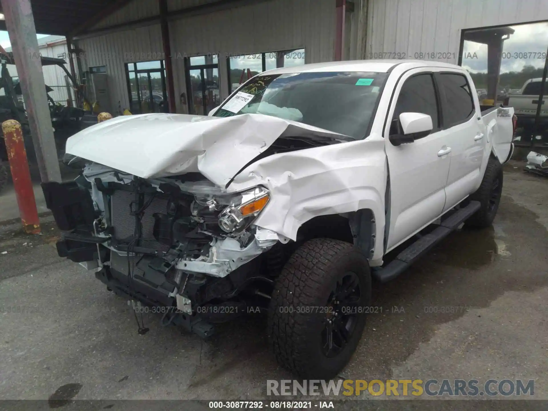 2 Photograph of a damaged car 3TYAX5GN9MT018079 TOYOTA TACOMA 2WD 2021