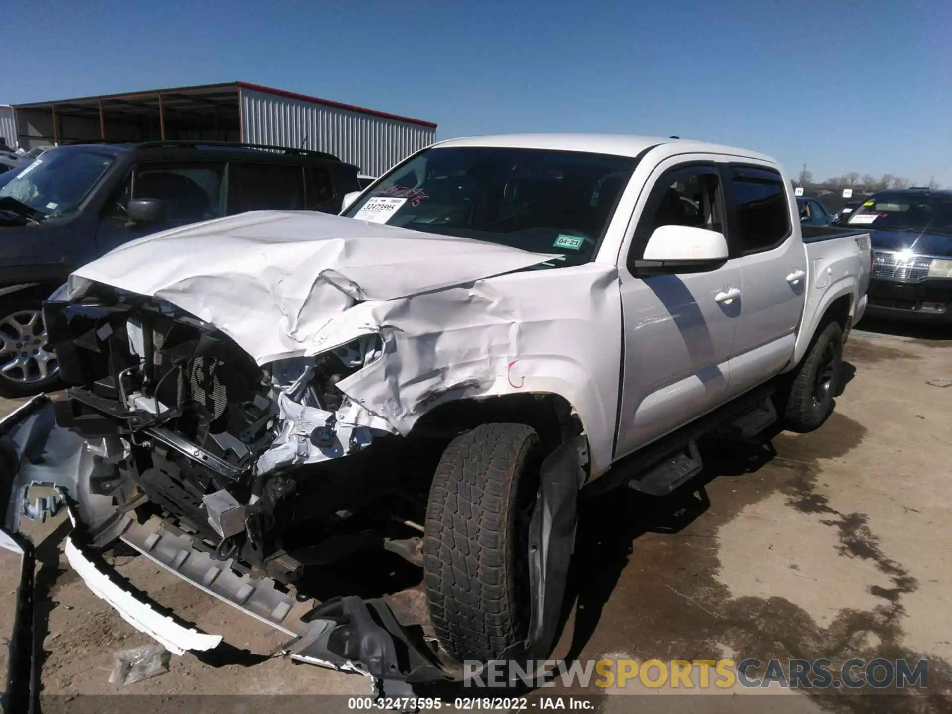 2 Photograph of a damaged car 3TYAX5GN9MT019541 TOYOTA TACOMA 2WD 2021