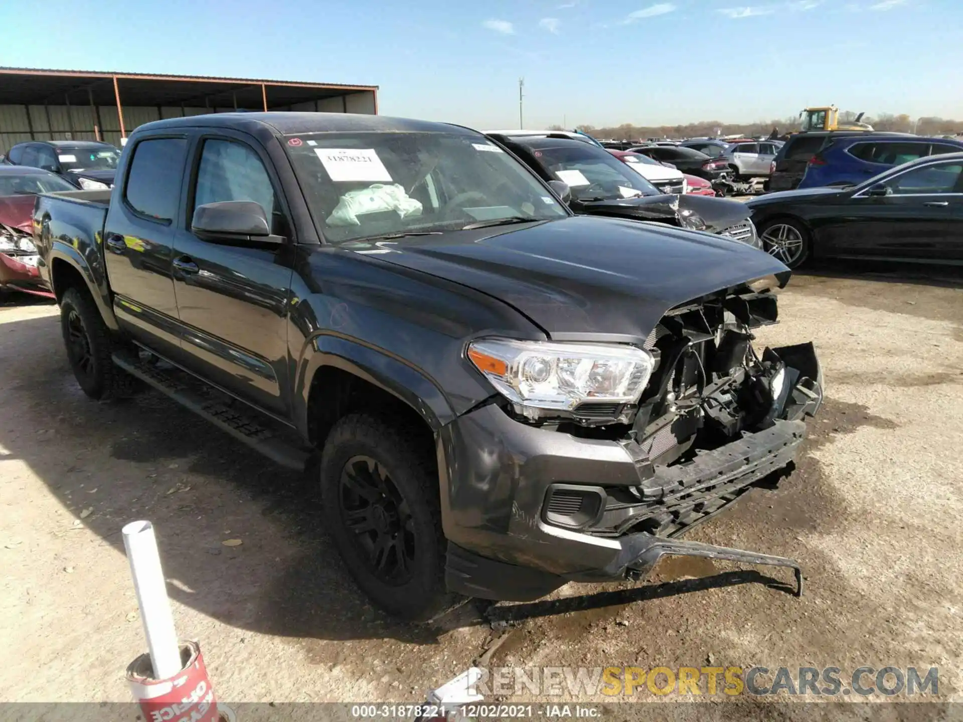 1 Photograph of a damaged car 3TYAX5GN9MT019703 TOYOTA TACOMA 2WD 2021