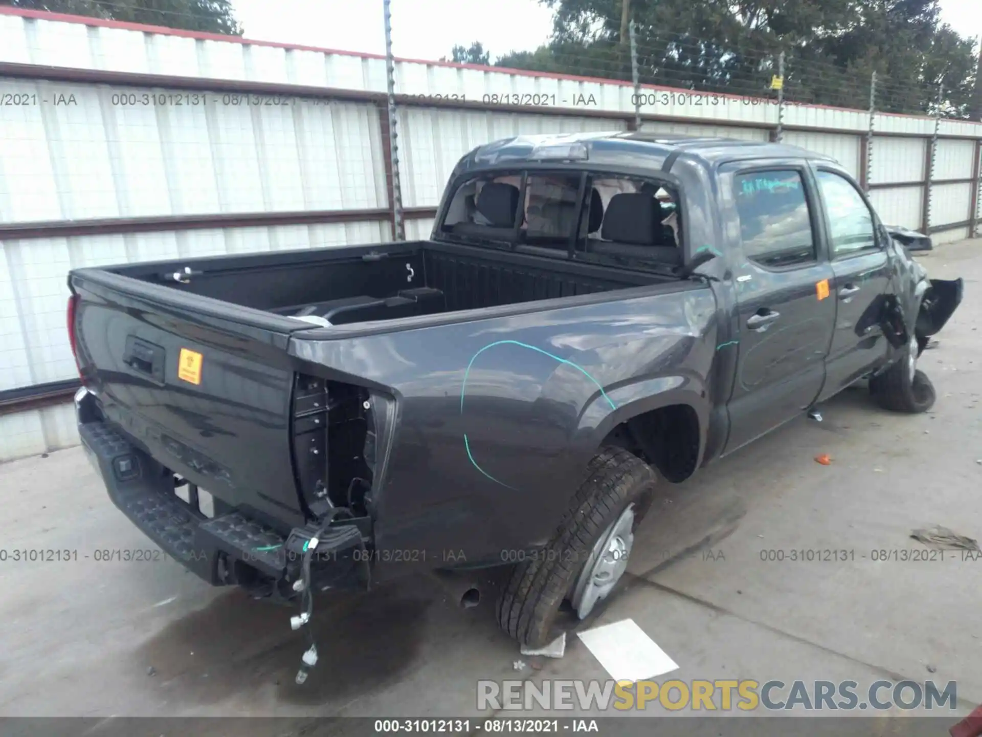 4 Photograph of a damaged car 3TYAX5GN9MT023699 TOYOTA TACOMA 2WD 2021