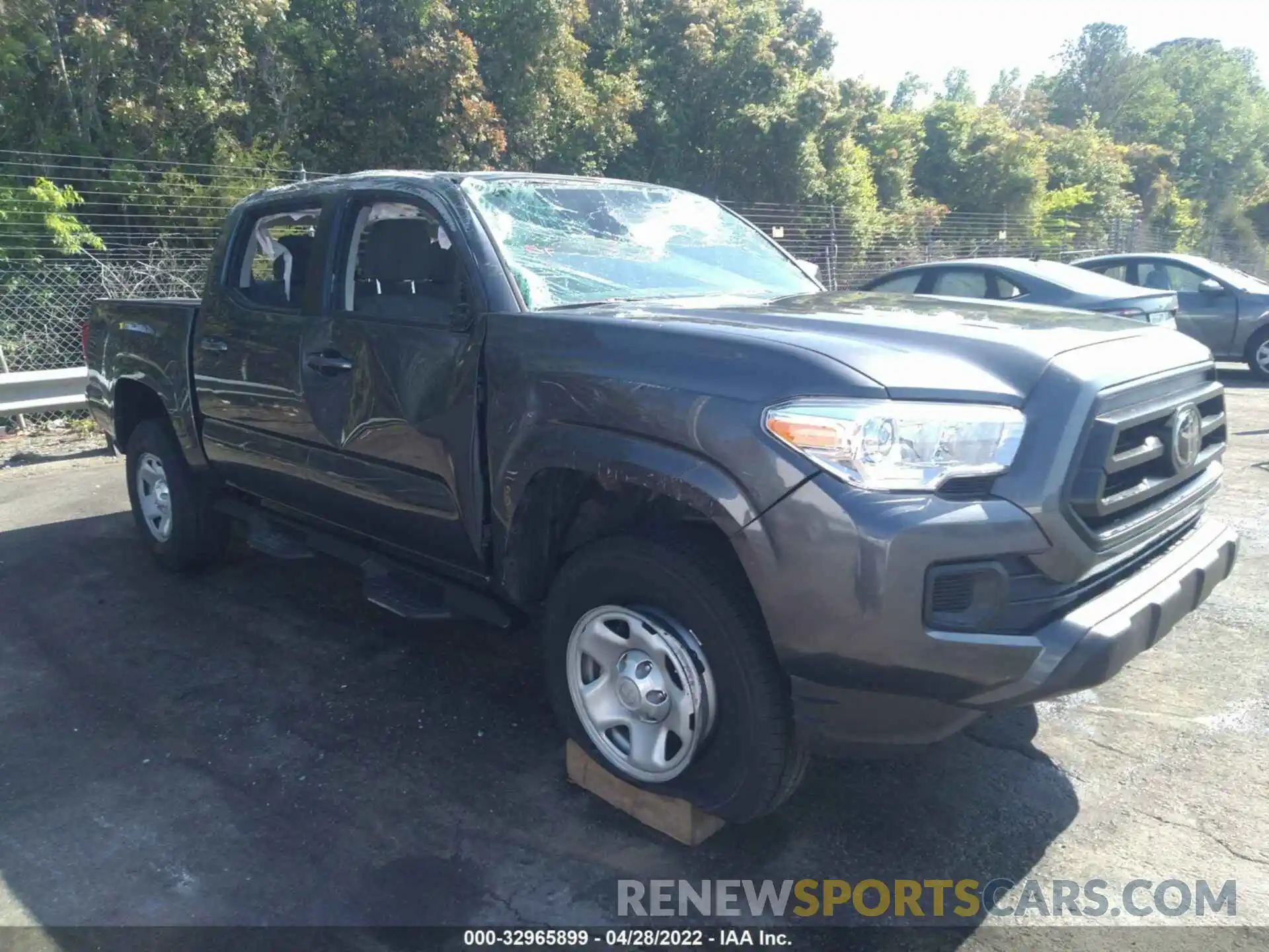 1 Photograph of a damaged car 3TYAX5GN9MT024433 TOYOTA TACOMA 2WD 2021