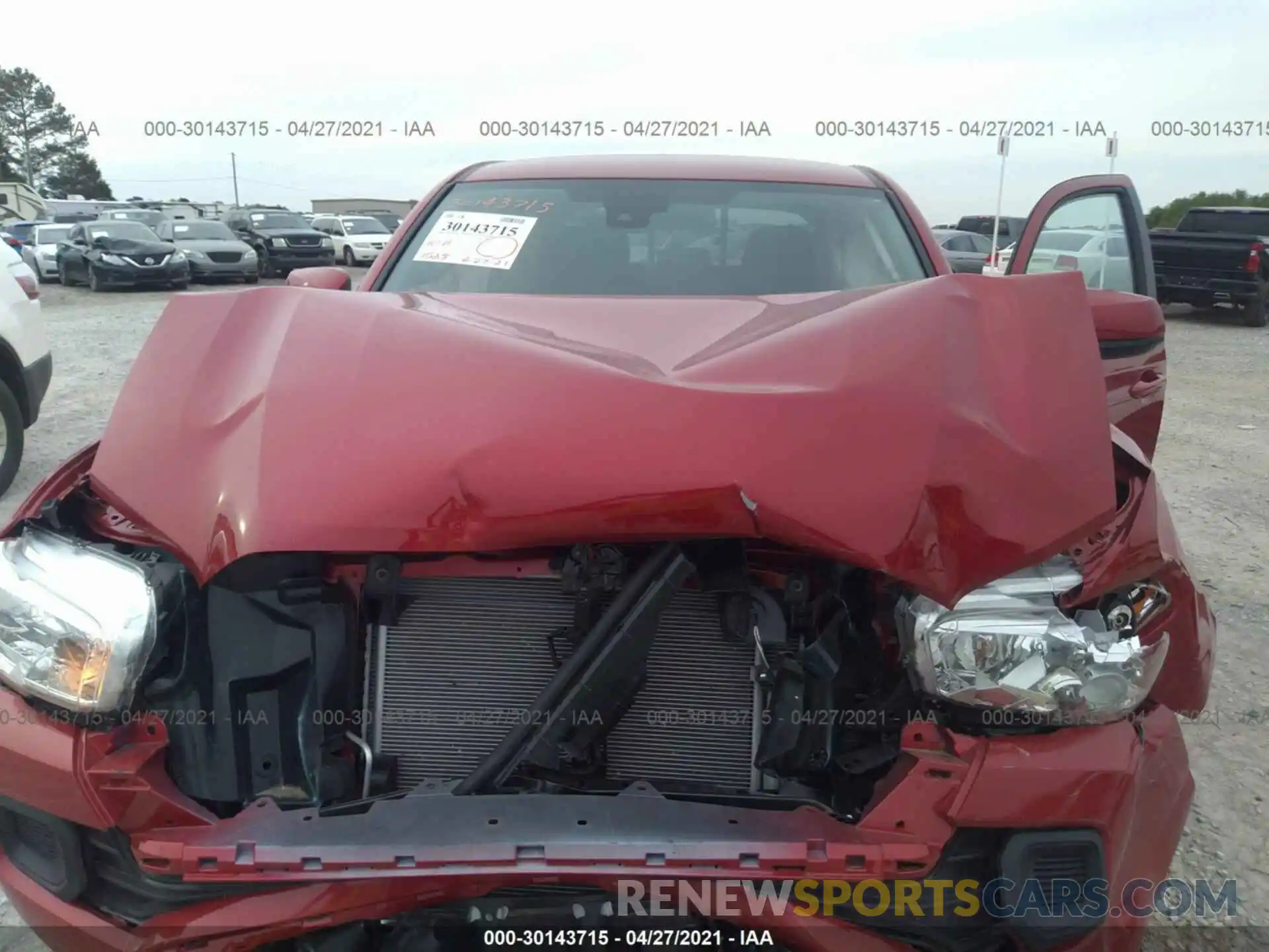 10 Photograph of a damaged car 3TYAX5GNXMT013084 TOYOTA TACOMA 2WD 2021