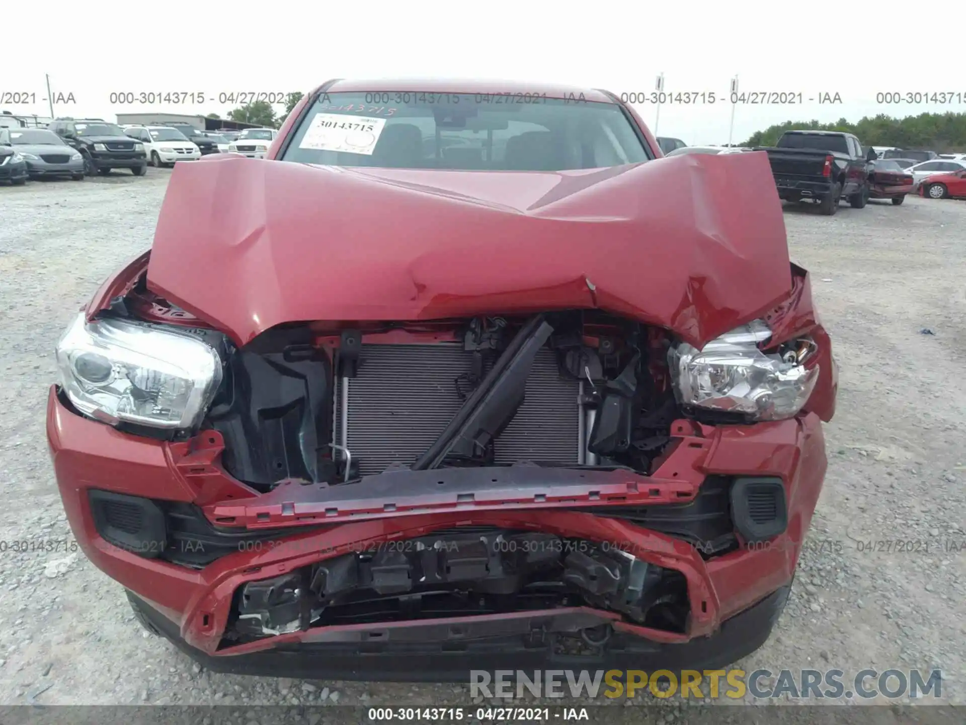 6 Photograph of a damaged car 3TYAX5GNXMT013084 TOYOTA TACOMA 2WD 2021