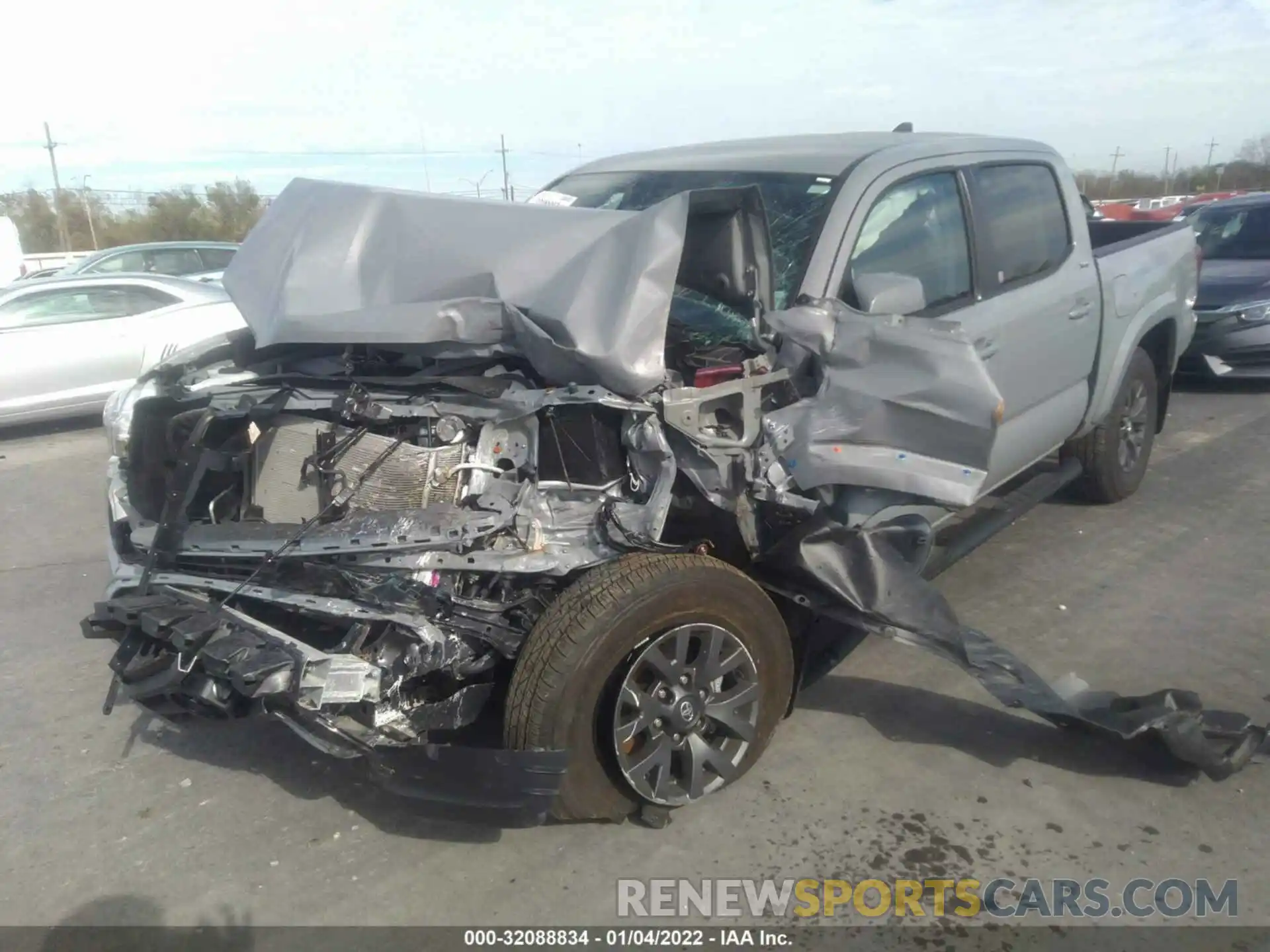 2 Photograph of a damaged car 3TYAX5GNXMT013635 TOYOTA TACOMA 2WD 2021