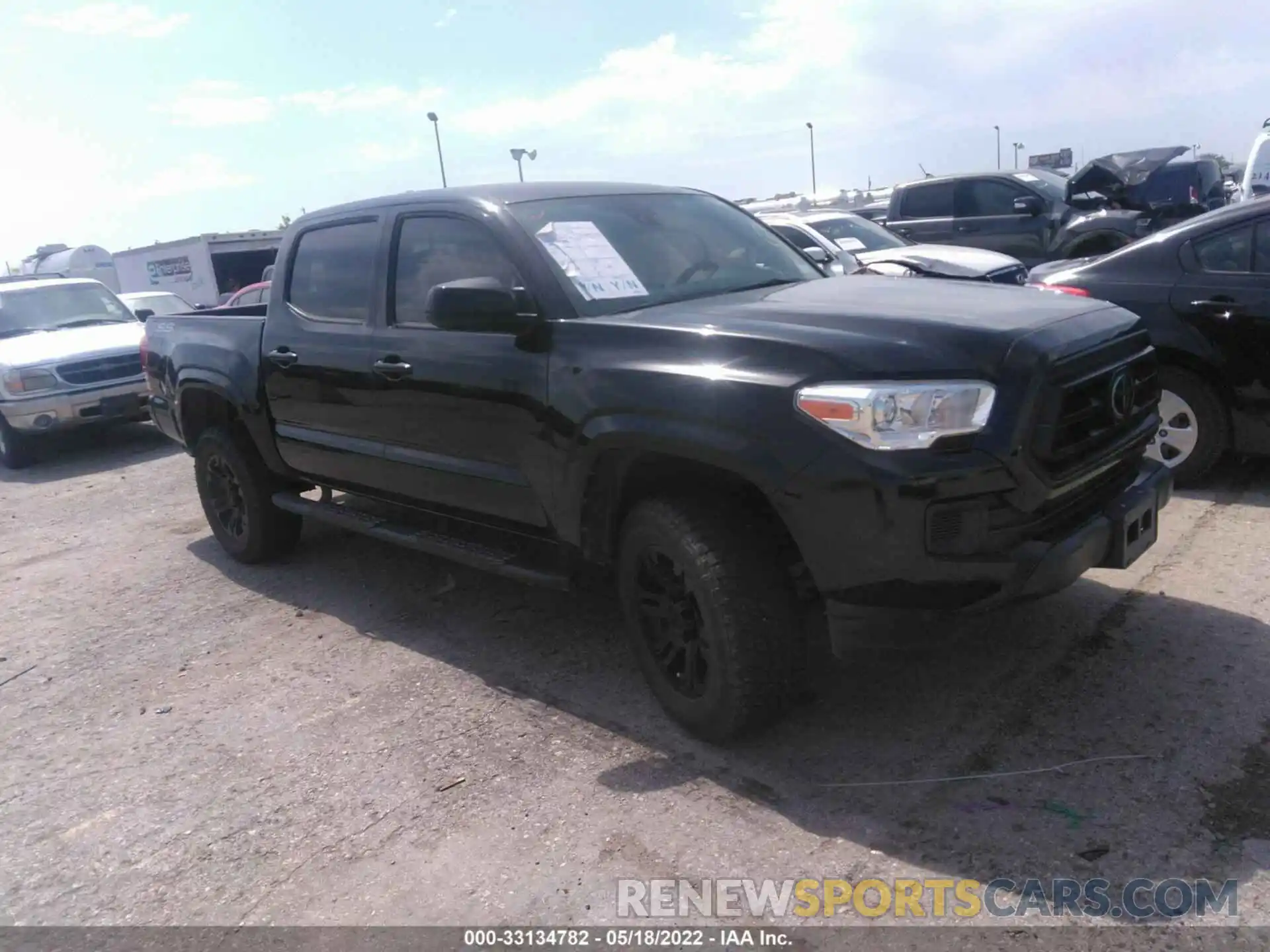 1 Photograph of a damaged car 3TYAX5GNXMT015451 TOYOTA TACOMA 2WD 2021