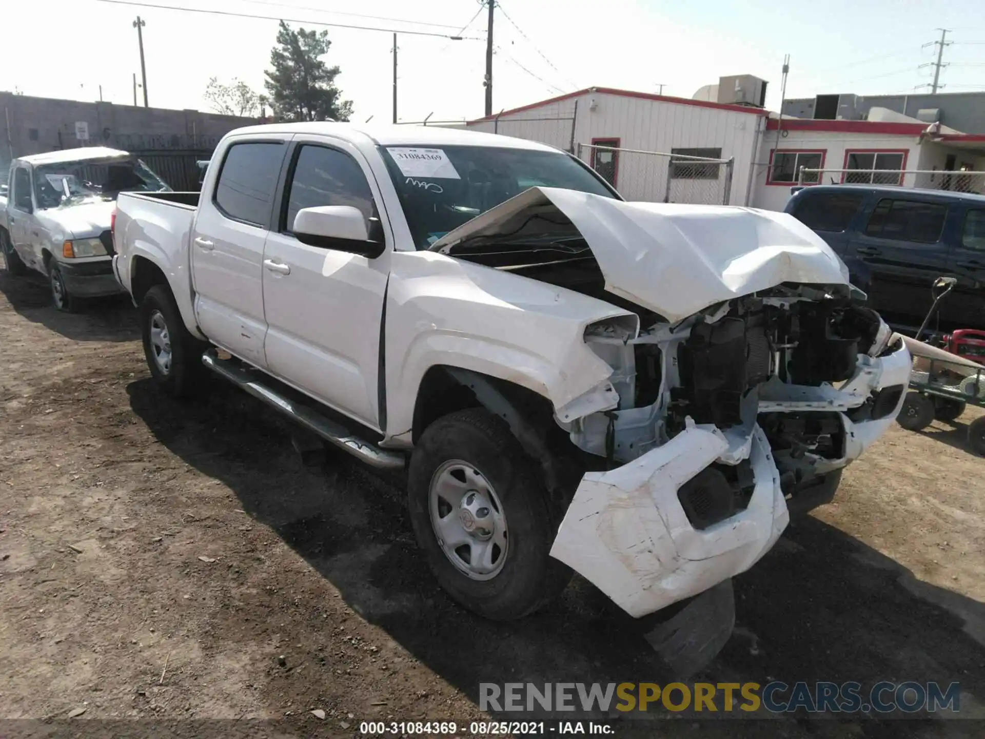 1 Photograph of a damaged car 3TYAX5GNXMT016535 TOYOTA TACOMA 2WD 2021