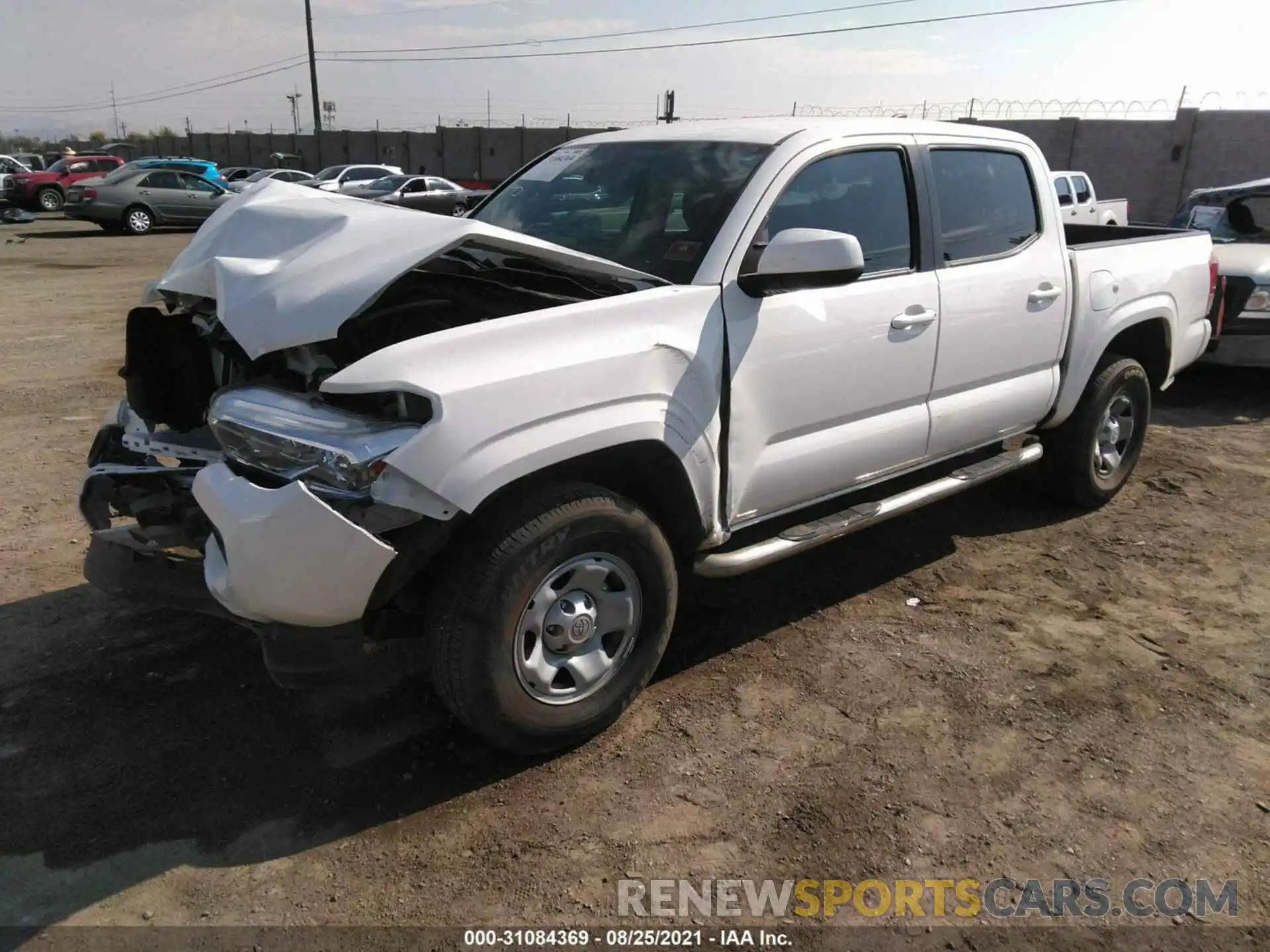 2 Photograph of a damaged car 3TYAX5GNXMT016535 TOYOTA TACOMA 2WD 2021