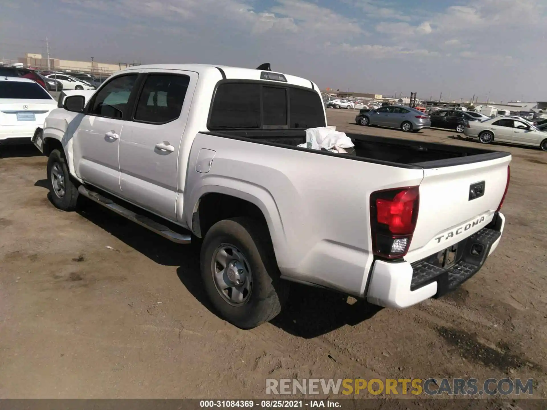 3 Photograph of a damaged car 3TYAX5GNXMT016535 TOYOTA TACOMA 2WD 2021