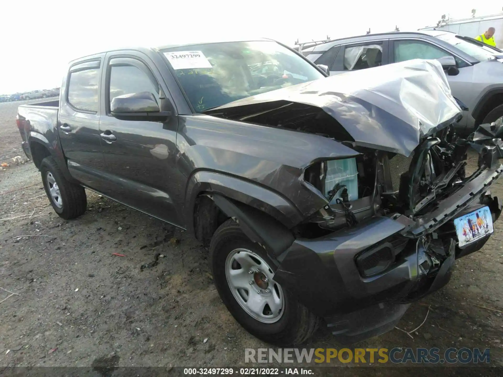 1 Photograph of a damaged car 3TYAX5GNXMT020553 TOYOTA TACOMA 2WD 2021