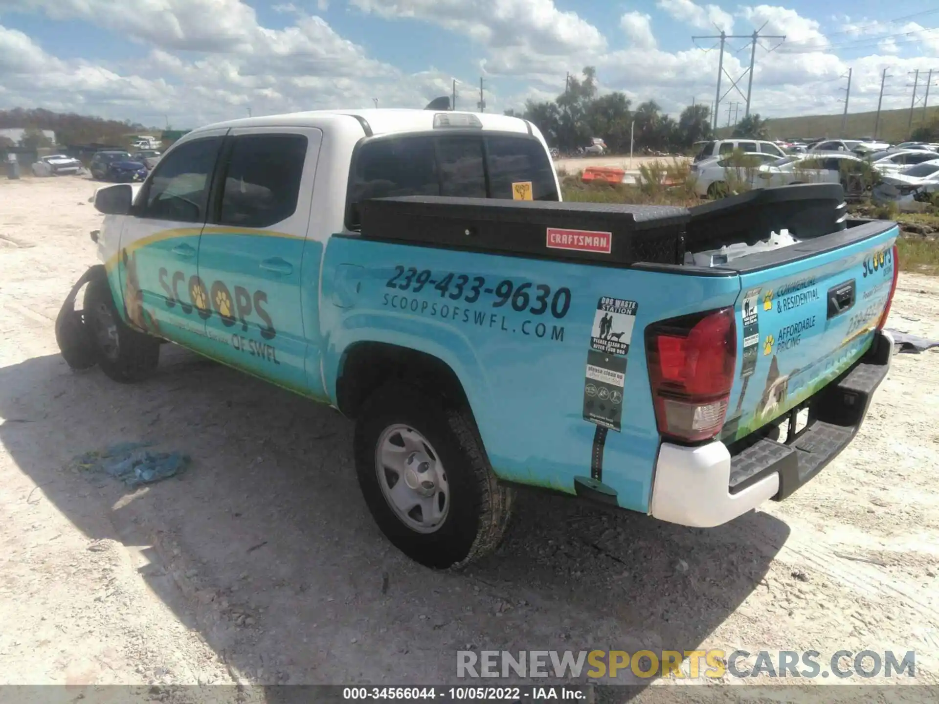 3 Photograph of a damaged car 3TYAX5GNXMT022383 TOYOTA TACOMA 2WD 2021