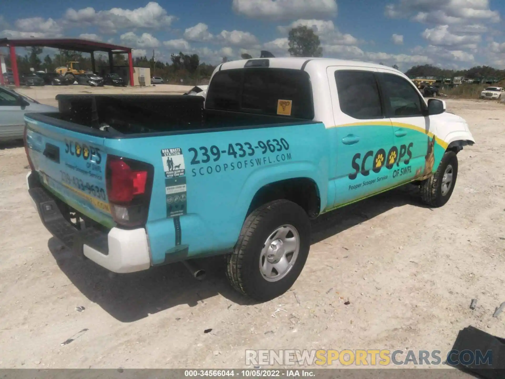 4 Photograph of a damaged car 3TYAX5GNXMT022383 TOYOTA TACOMA 2WD 2021