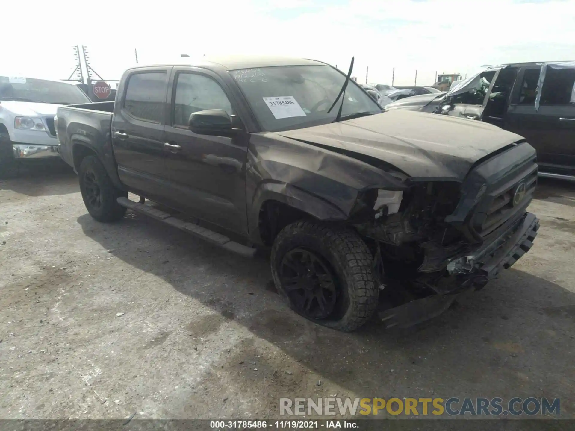 1 Photograph of a damaged car 3TYAX5GNXMT029687 TOYOTA TACOMA 2WD 2021