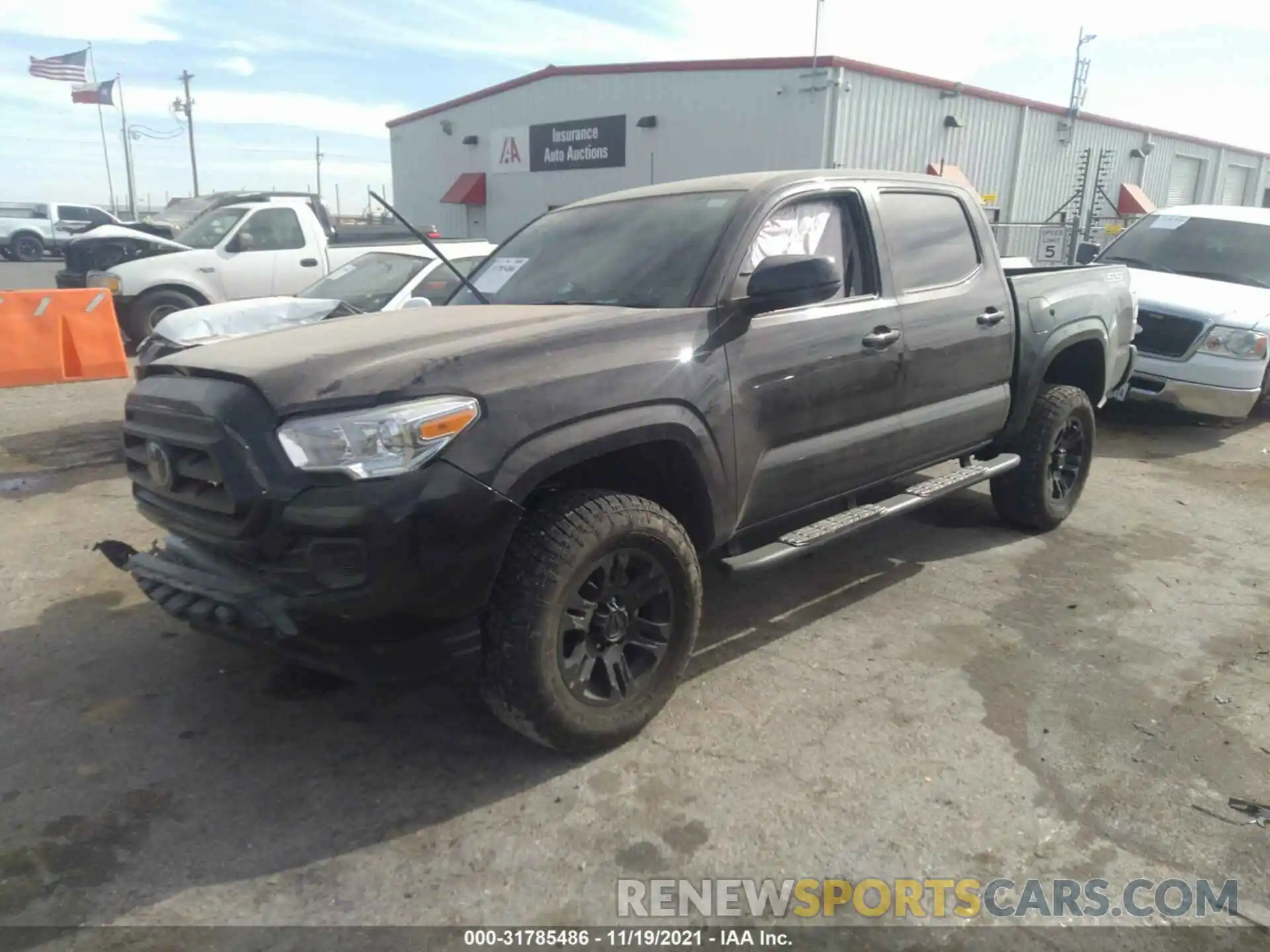 2 Photograph of a damaged car 3TYAX5GNXMT029687 TOYOTA TACOMA 2WD 2021