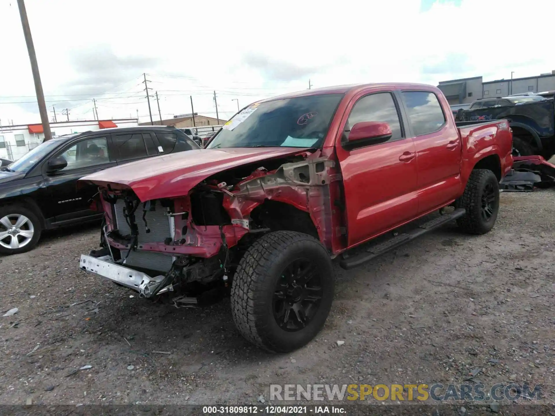 2 Фотография поврежденного автомобиля 3TYAX5GNXMT030533 TOYOTA TACOMA 2WD 2021