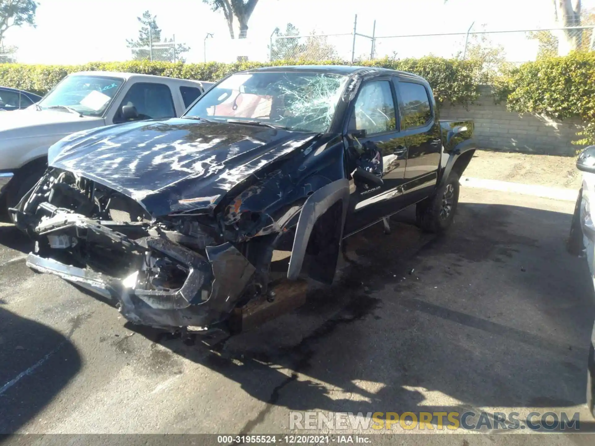 2 Photograph of a damaged car 3TYAZ5CN0MT002580 TOYOTA TACOMA 2WD 2021