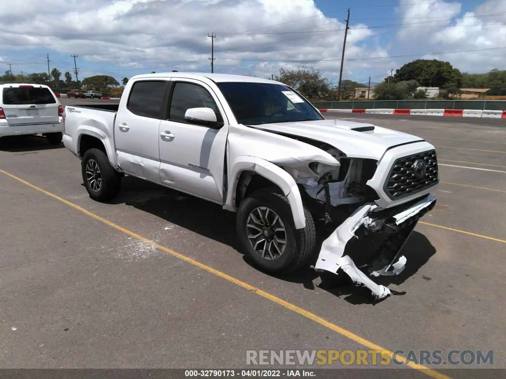 1 Photograph of a damaged car 3TYAZ5CN1MT009585 TOYOTA TACOMA 2WD 2021